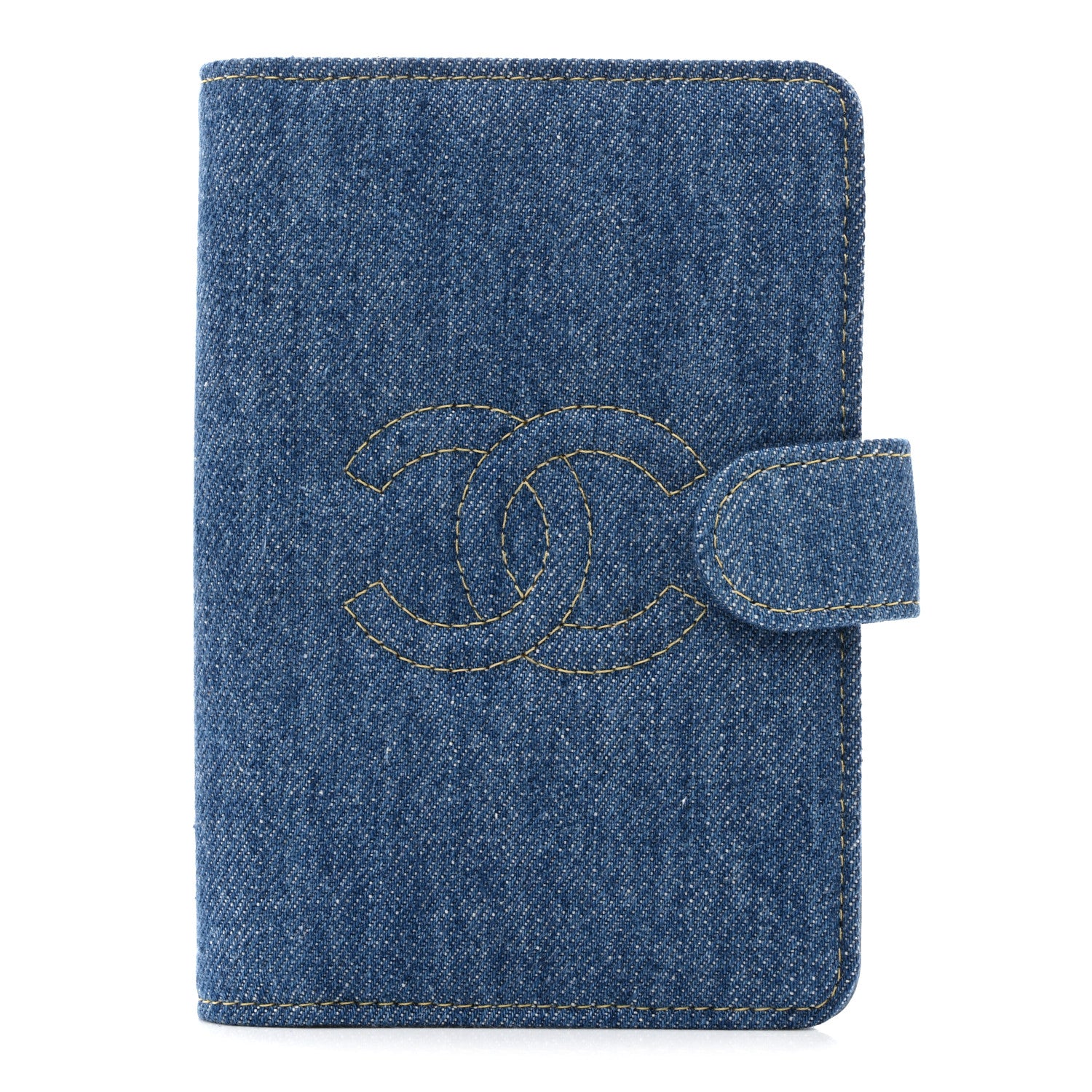 Chanel Denim Passport Holder Blue 1859253 – FASHIONPHILE