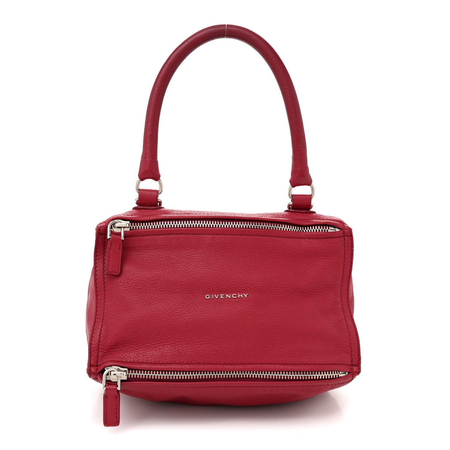 Sugar Goatskin Small Pandora Red
