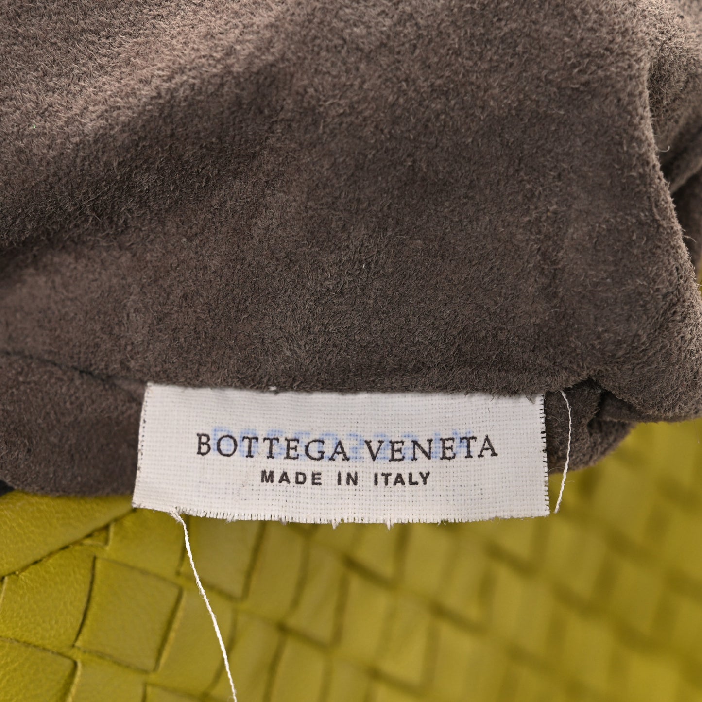 Nappa Intrecciato Medium Belly Veneta Hobo Chartreuse
