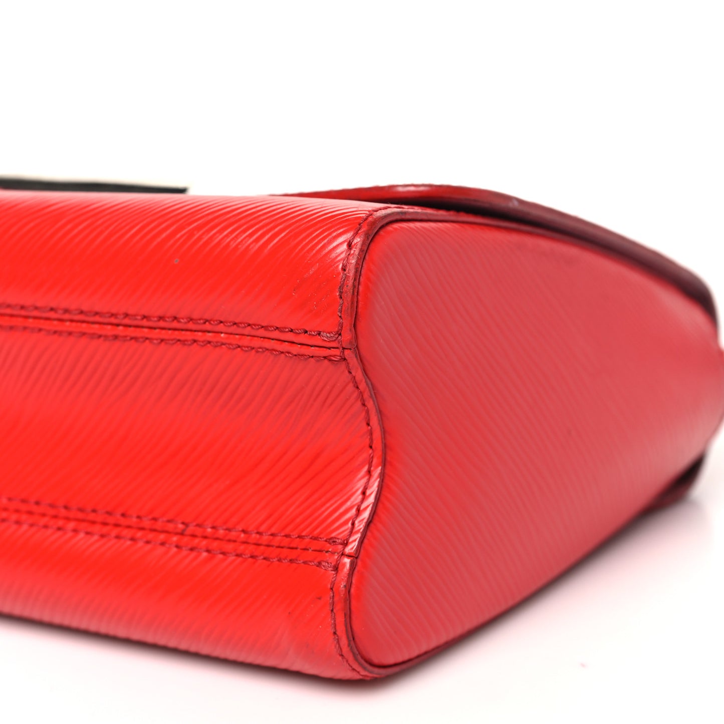 Epi Twist Shoulder Bag MM Coquelicot
