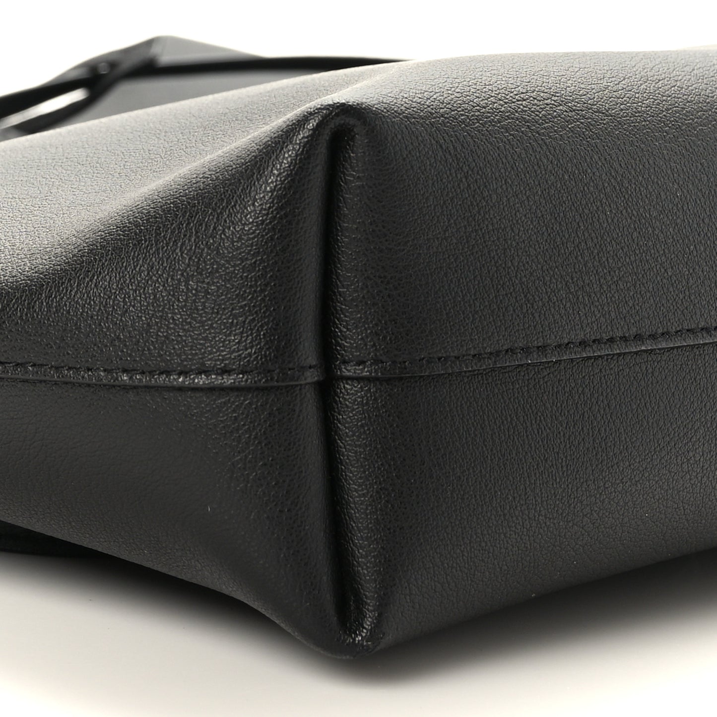 Calfskin Toy Shopping Tote Black