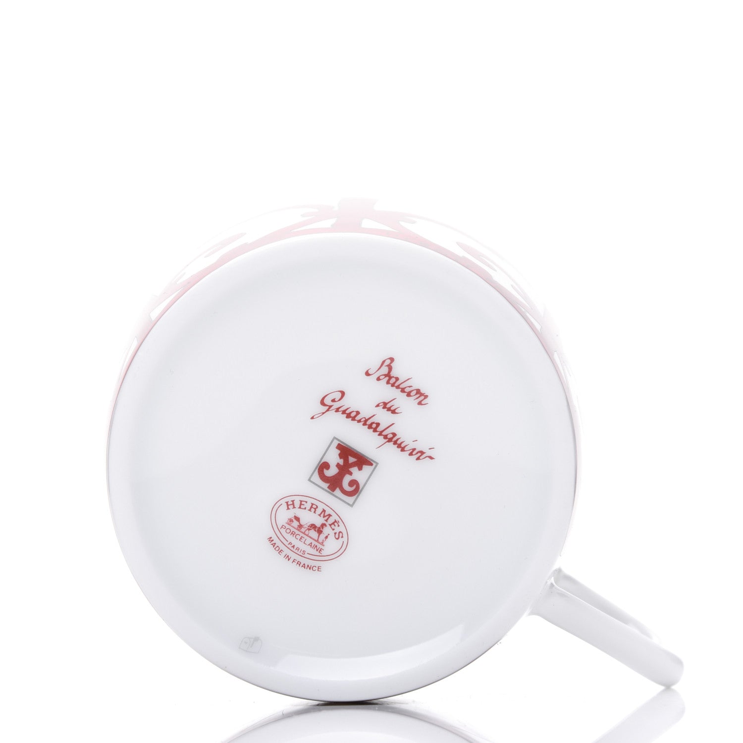 Hermes Porcelain Balcon du Guadalquivir Tea Cup and Saucer Set of 2 8 of 9