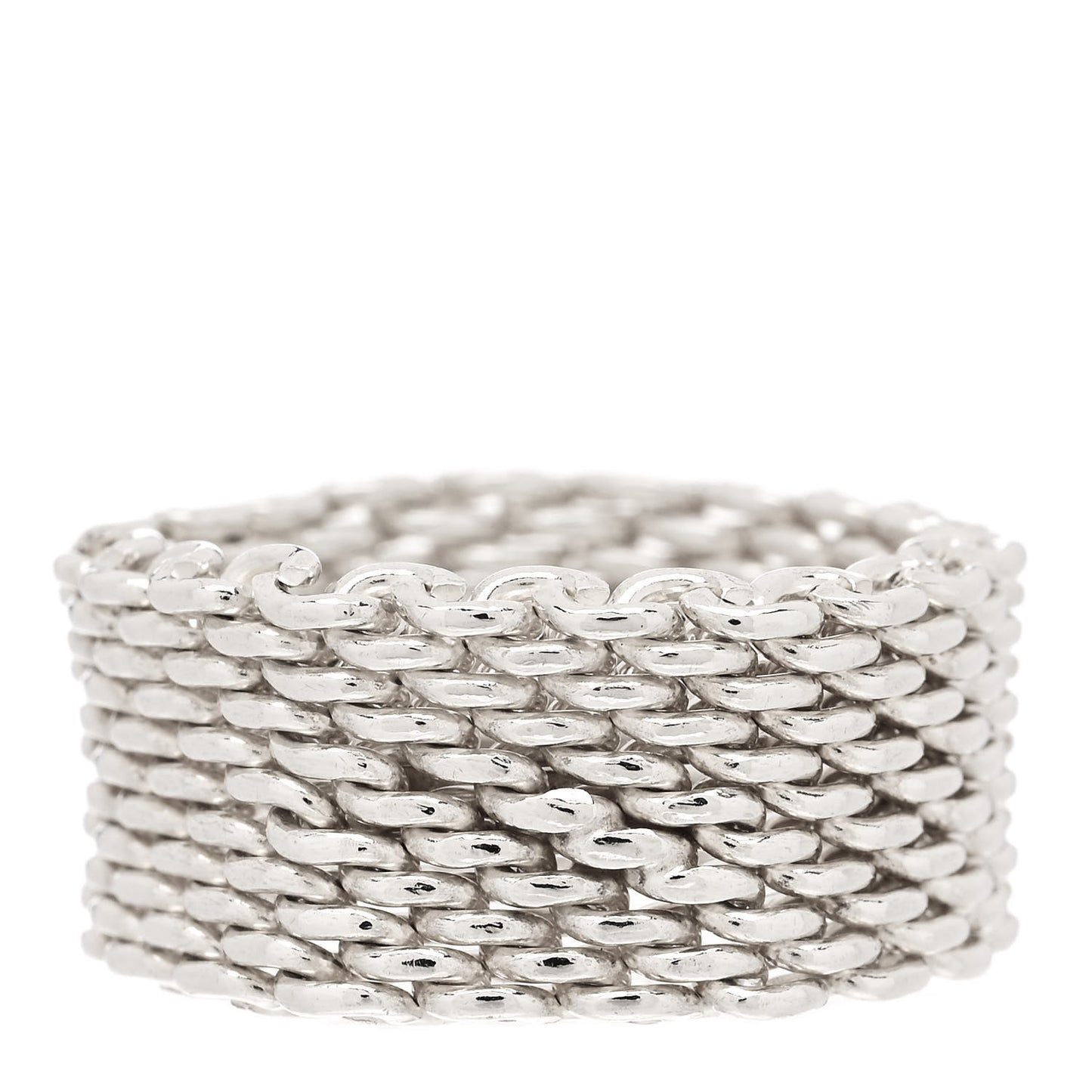 Sterling Silver Somerset Mesh Ring 54 7