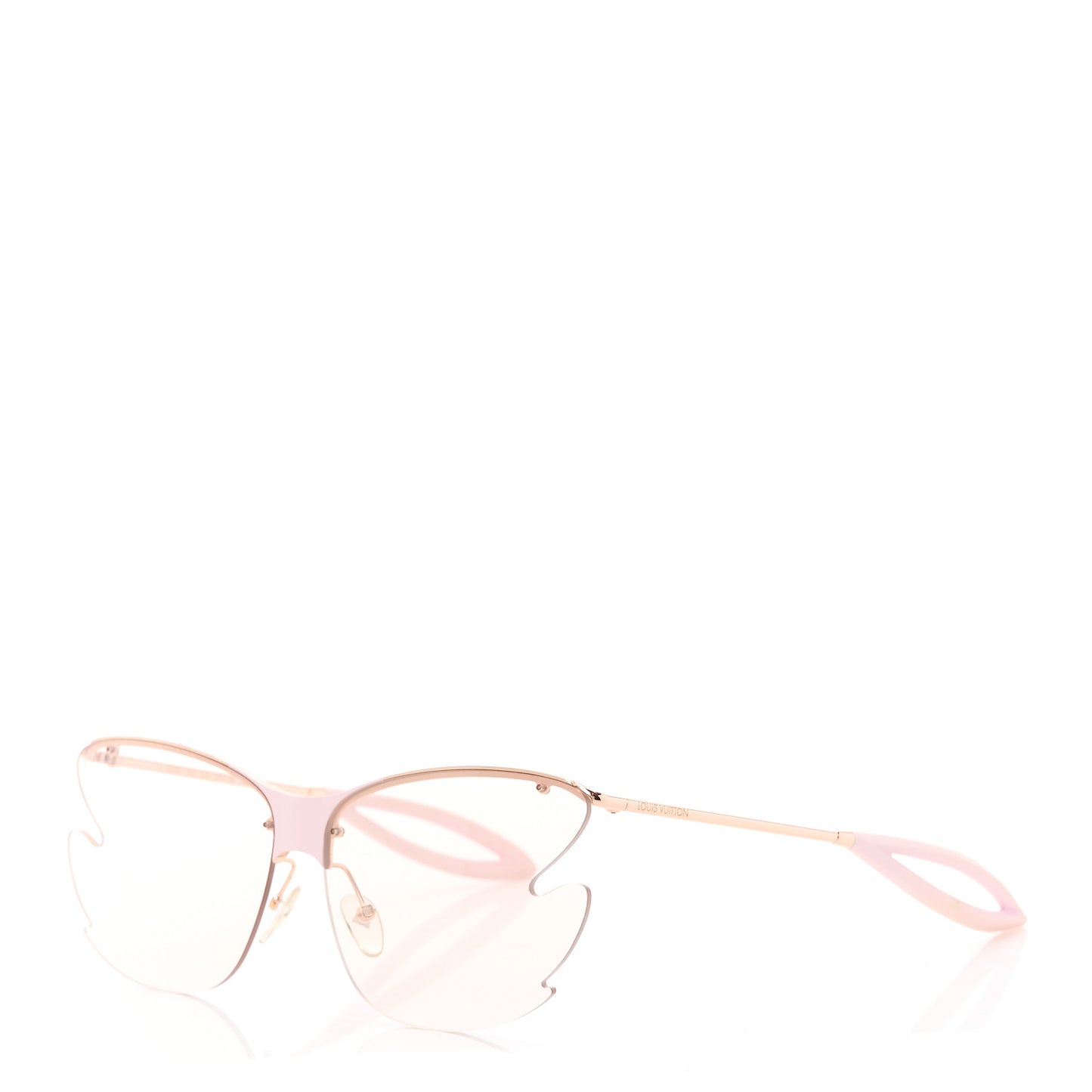 Bohemian Vuittony Square Sunglasses Z1234W Pink