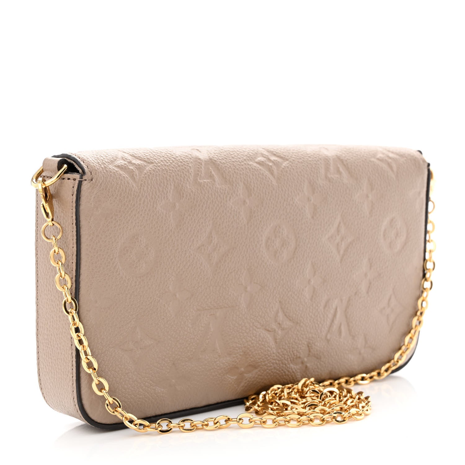 Louis Vuitton Empreinte Pochette Felicie Chain Wallet Tourterelle 4 of 13