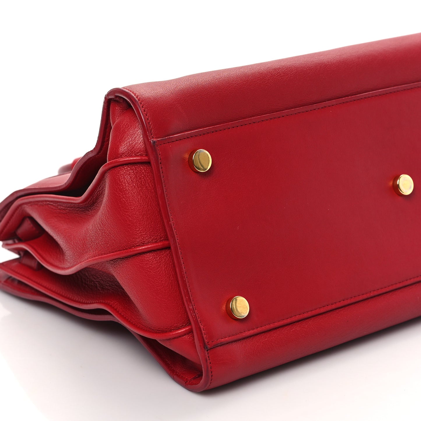 Calfskin Small Sac De Jour Lipstick Red