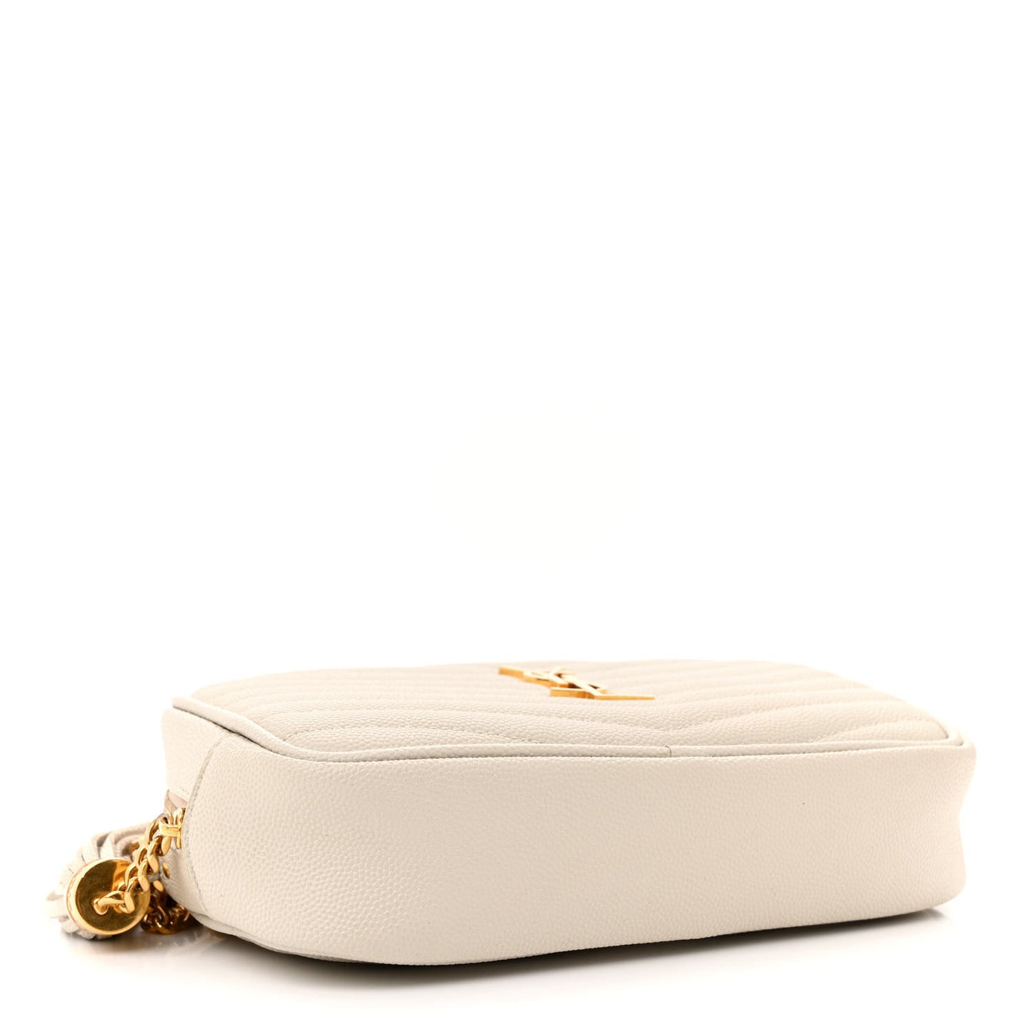 Grain De Poudre Matelasse Monogram Mini Lou Camera Bag Crema Soft