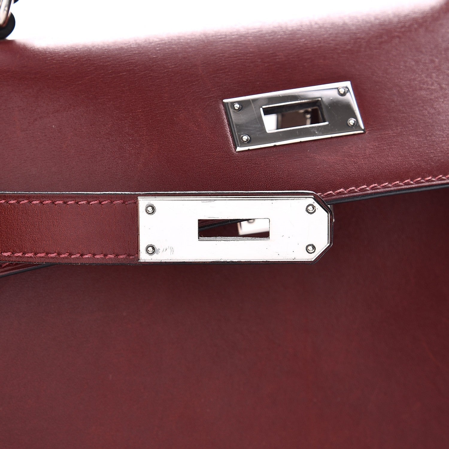 Hermes Box Kelly Sellier 28 Rouge H 19 of 39