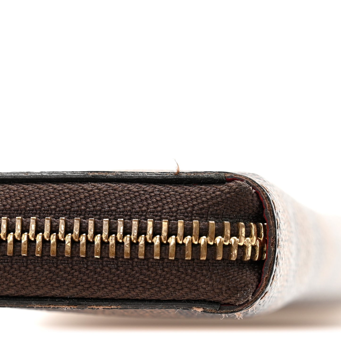 Damier Ebene Clemence Wallet Cherry