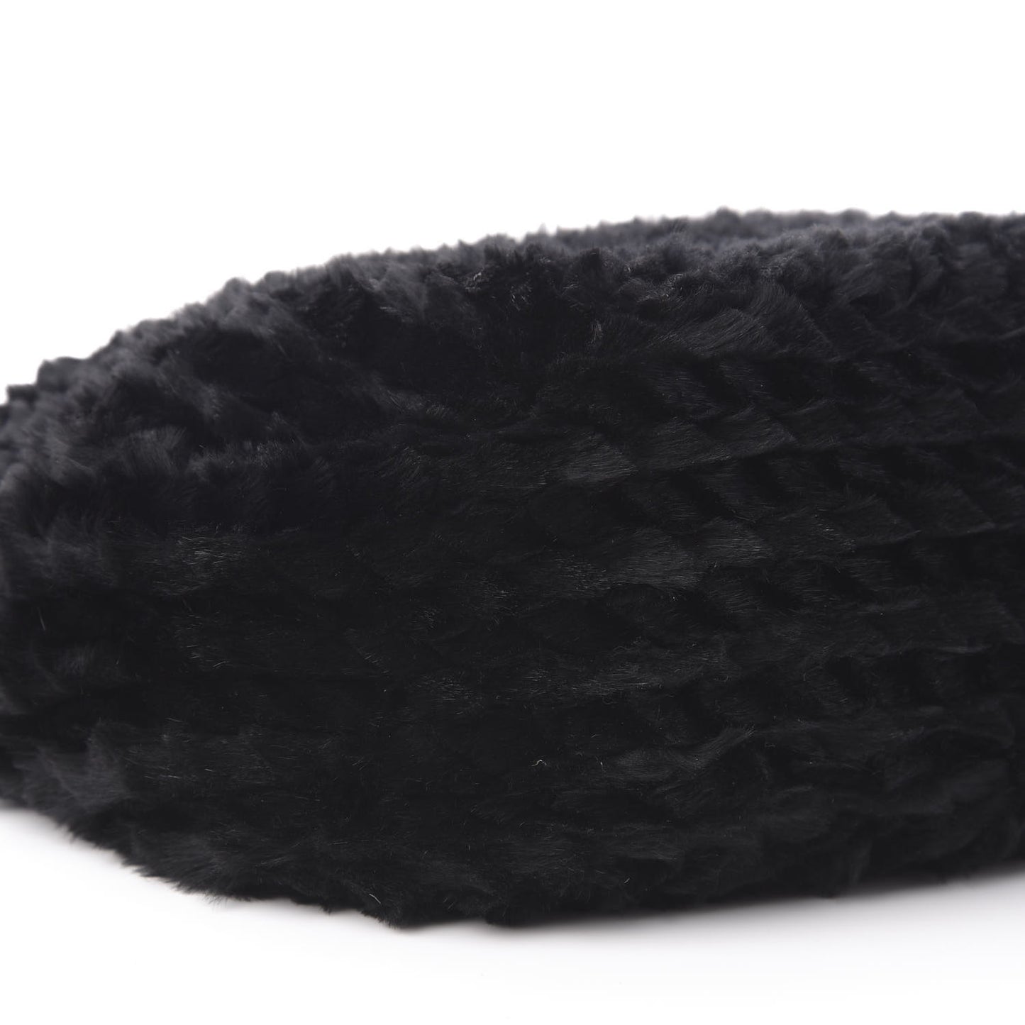 Rabbit Fur Solar Hobo Black