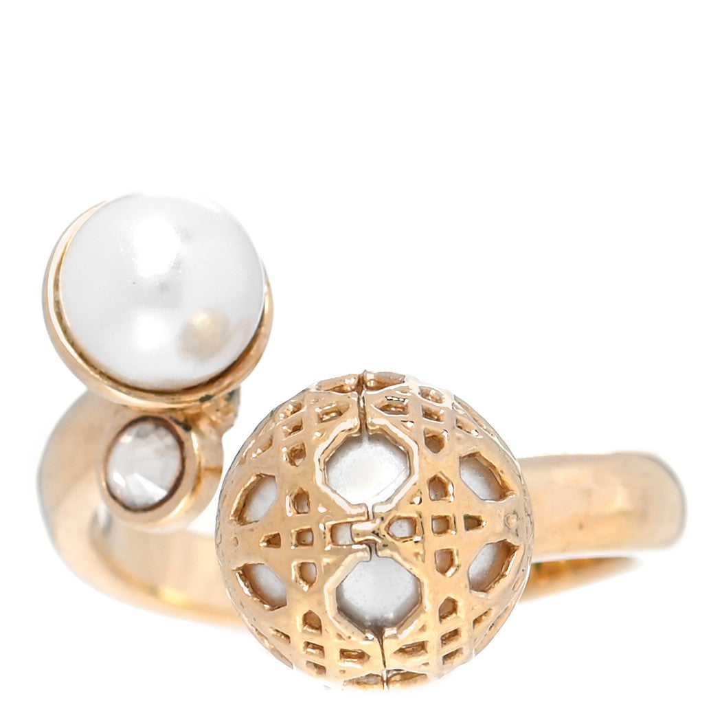 Pearl Secret Cannage Ring S Gold