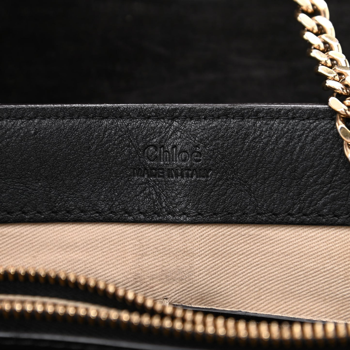 Calfskin Medium Faye Day Shoulder Bag Black