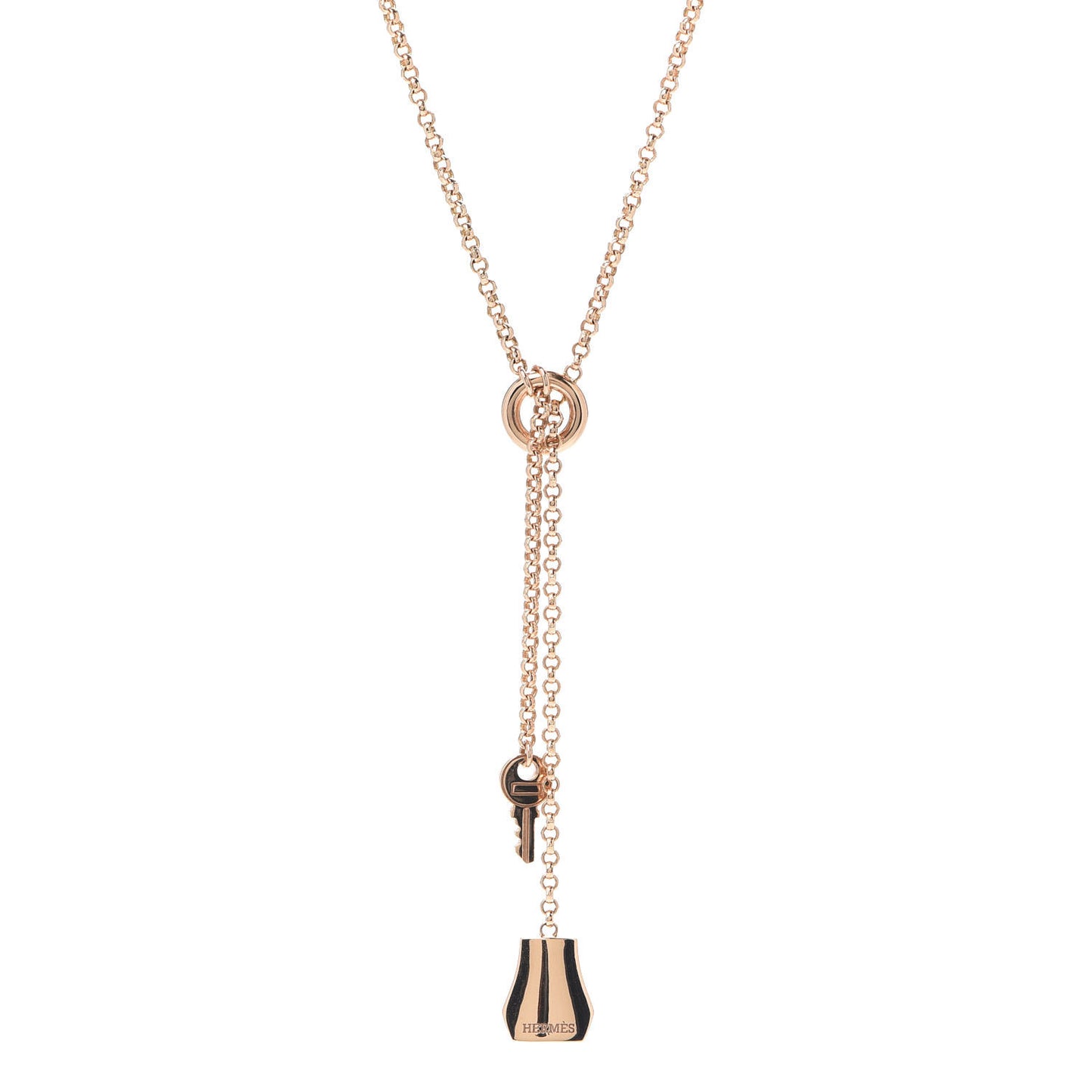 18K Rose Gold PM Kelly Clochette Necklace