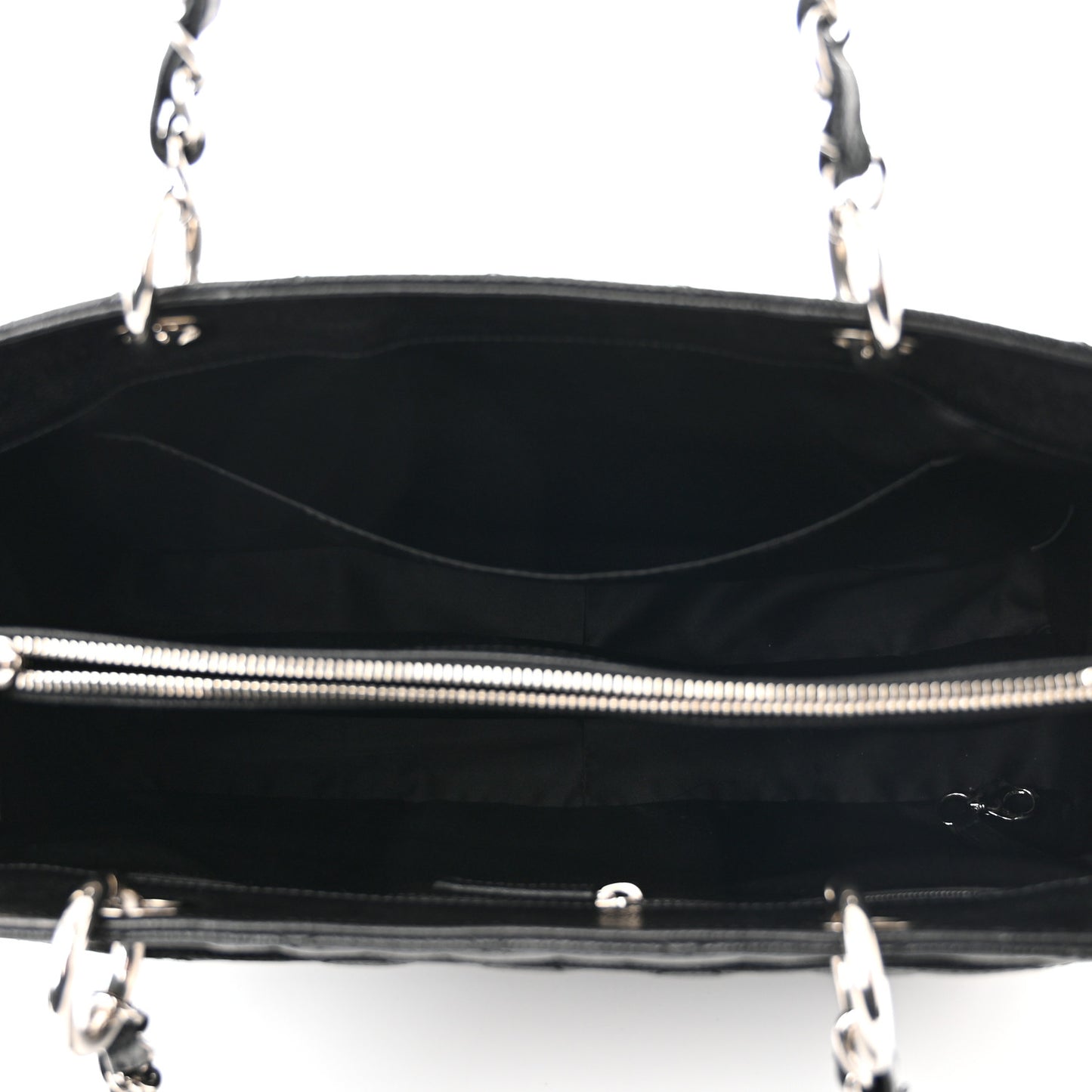 Caviar Quilted Grand Shopping Tote GST Black