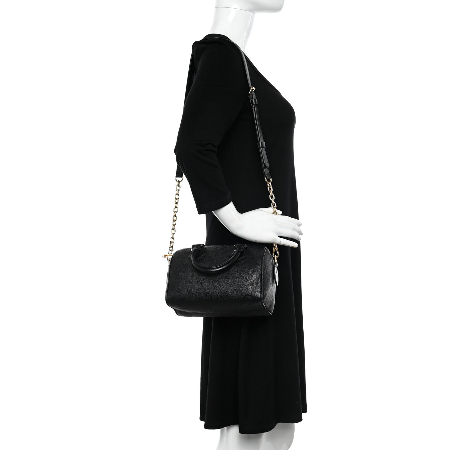 Empreinte Monogram Giant Speedy Bandouliere 20 Black