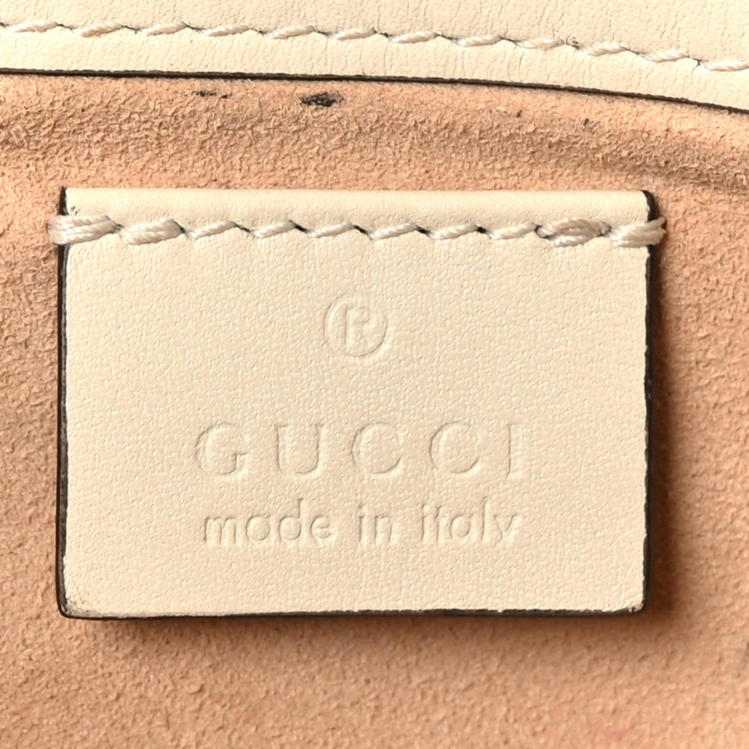 Gucci Calfskin Matelasse Super Mini GG Marmont Shoulder Bag White 6 of 10