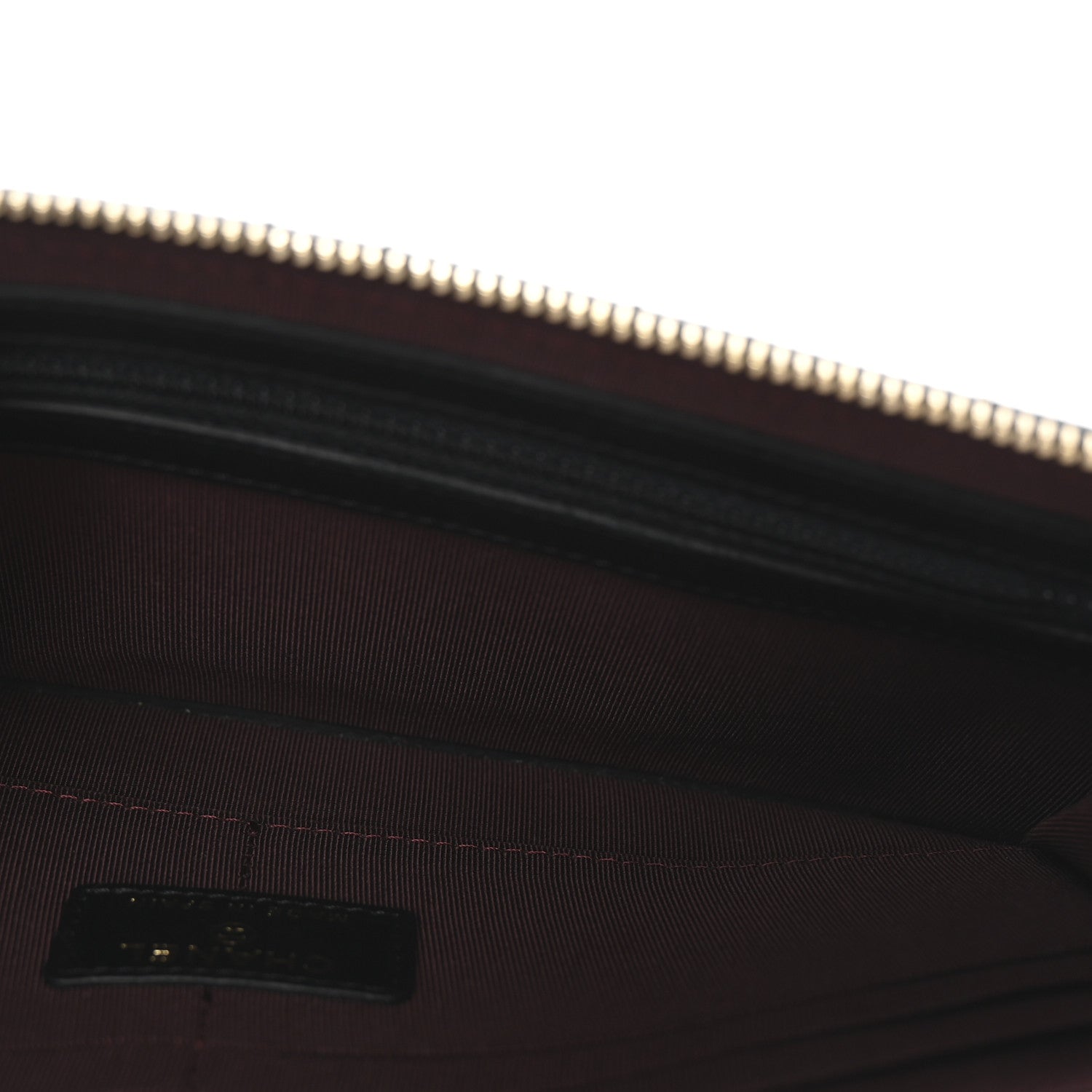 Chanel Lambskin Quilted Classic Pouch With Handle Black 5 of 7