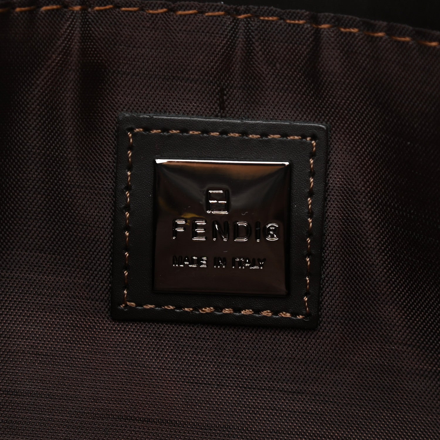 Fendi Zucca Pochette Tobacco 5 of 9