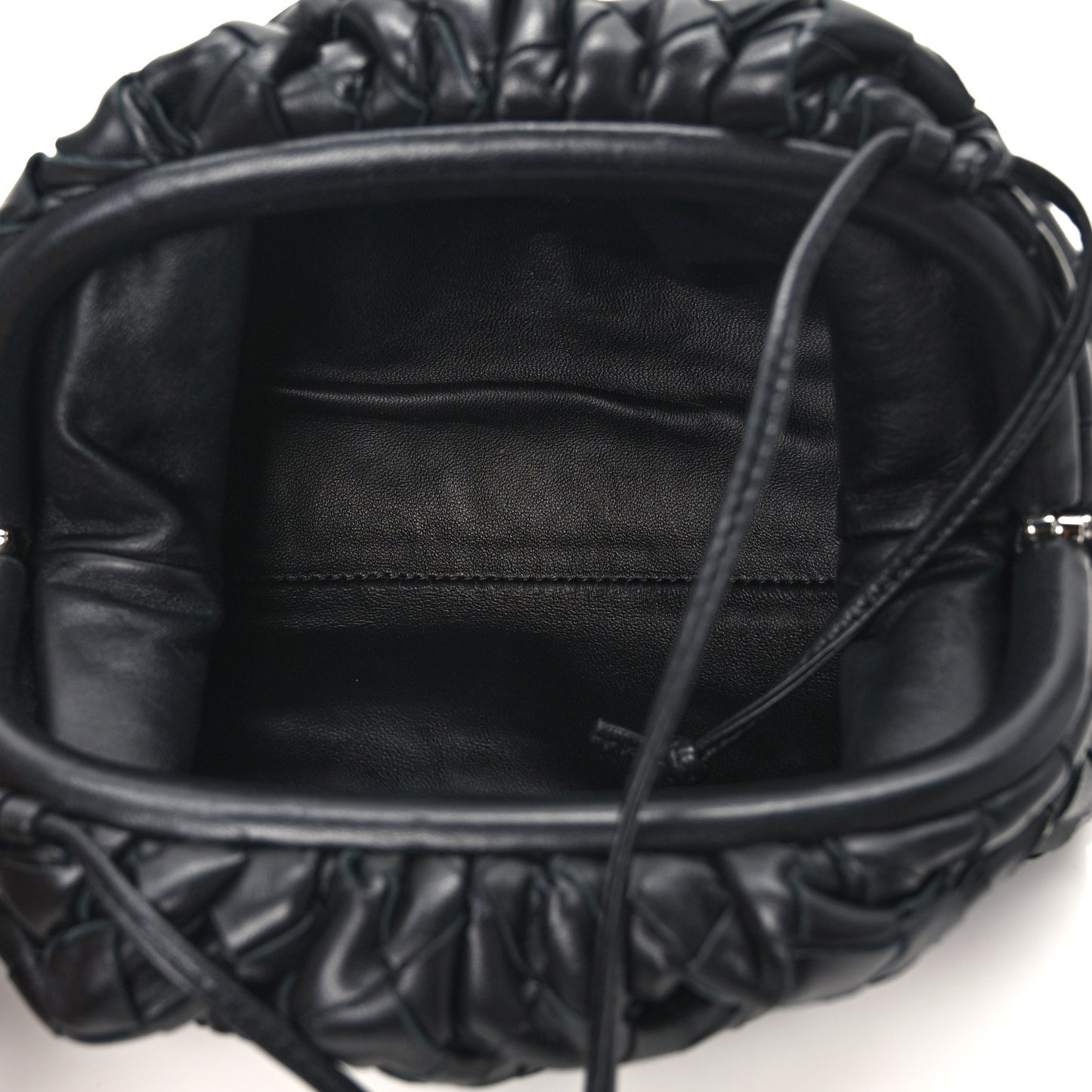 Nappa Intrecciato The Mini Pouch Black