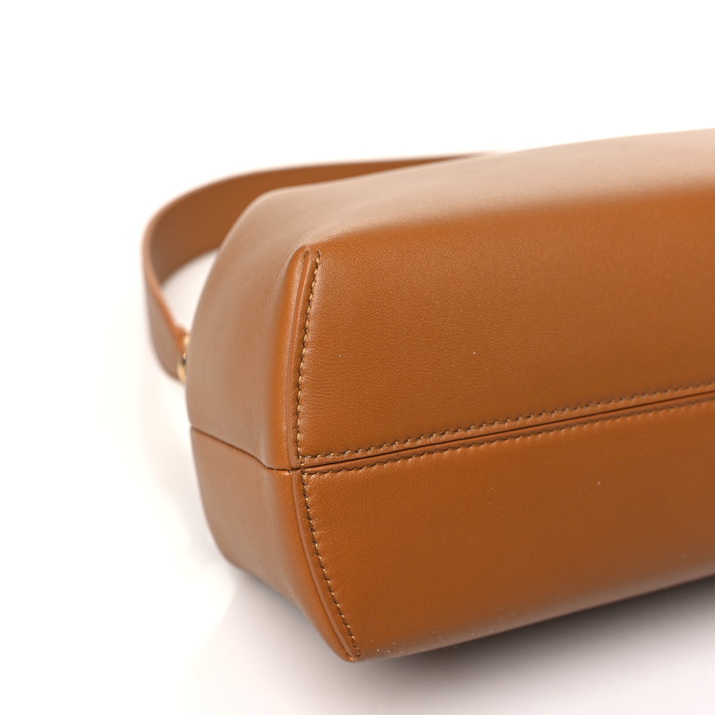 Shiny Nappa Medium Fendi First Caramello