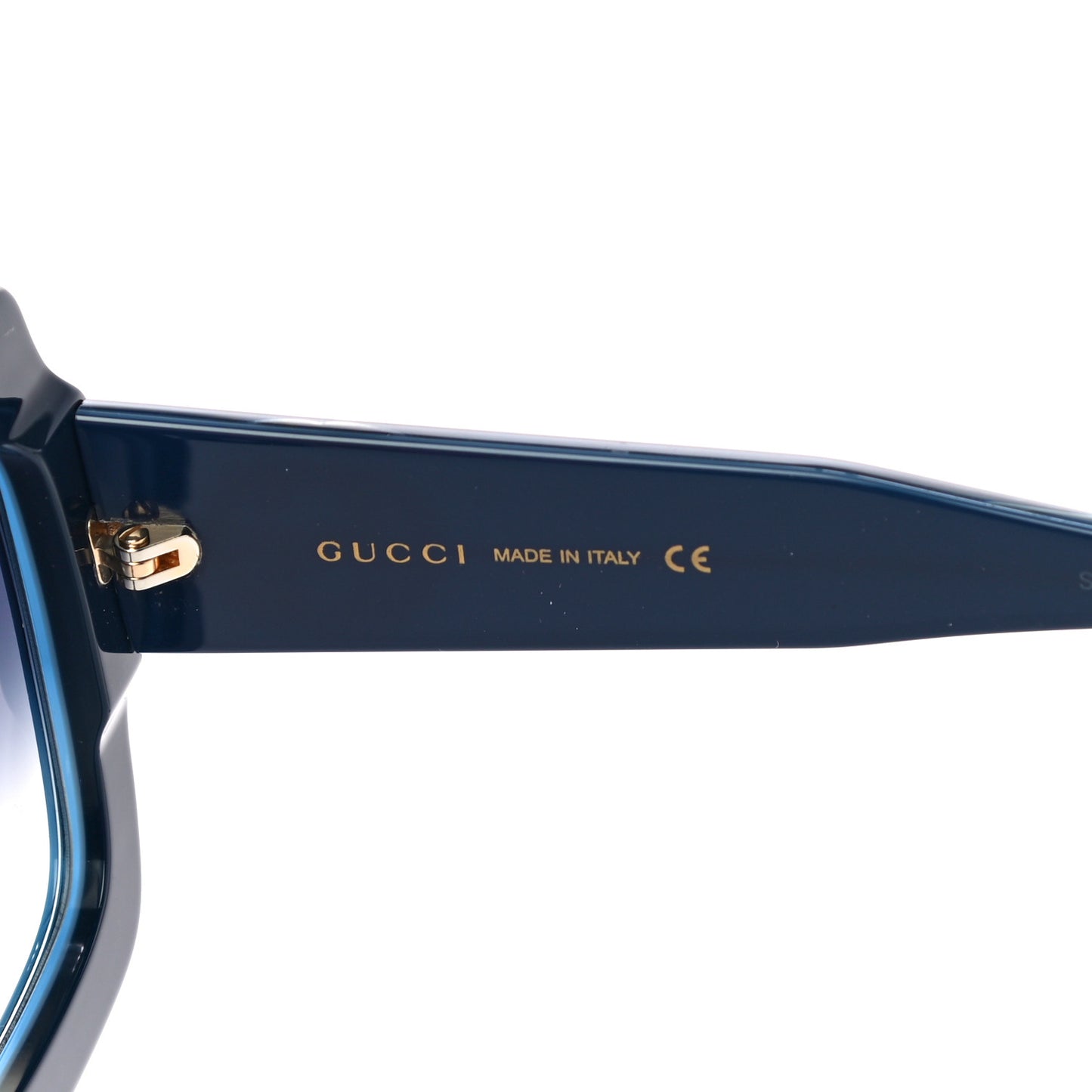 Acetate Square Web Frame GG0178S Sunglasses Navy