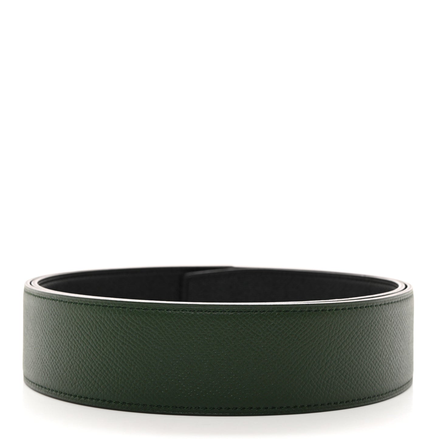 Epsom 42mm Belt Strap 90 Black Vert Anglais