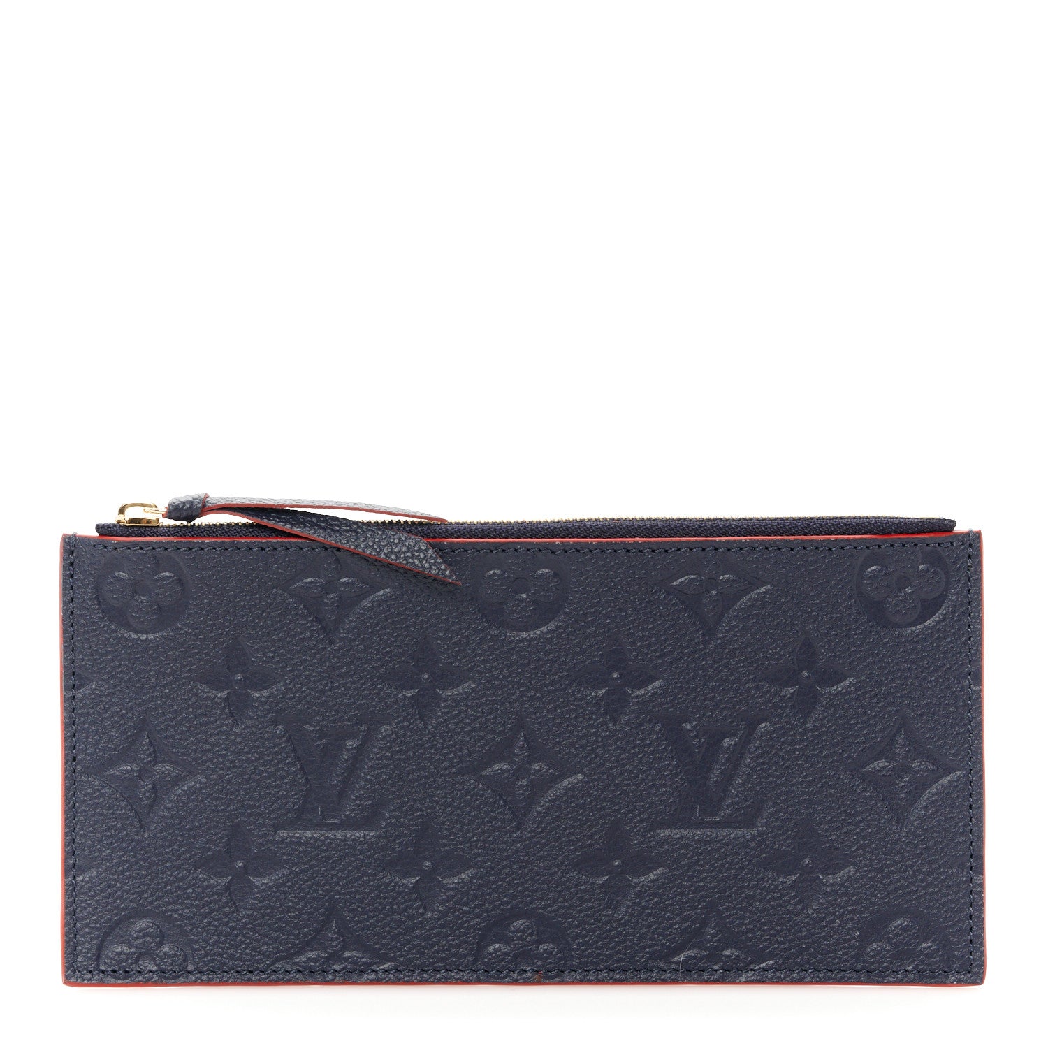 Louis Vuitton Empreinte Felicie Chain Wallet Zippered Insert Marine Rouge 1 of 7