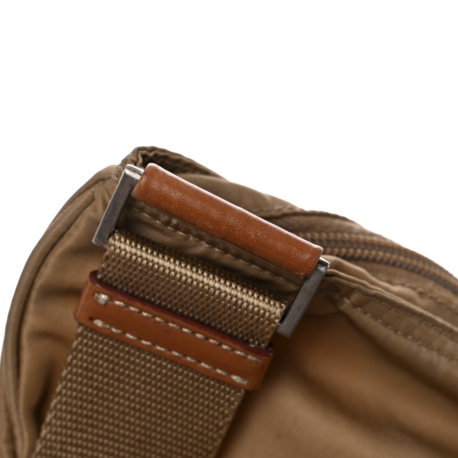 Prada Nylon Vela Flat Messenger Bag Tabacco 15 of 17