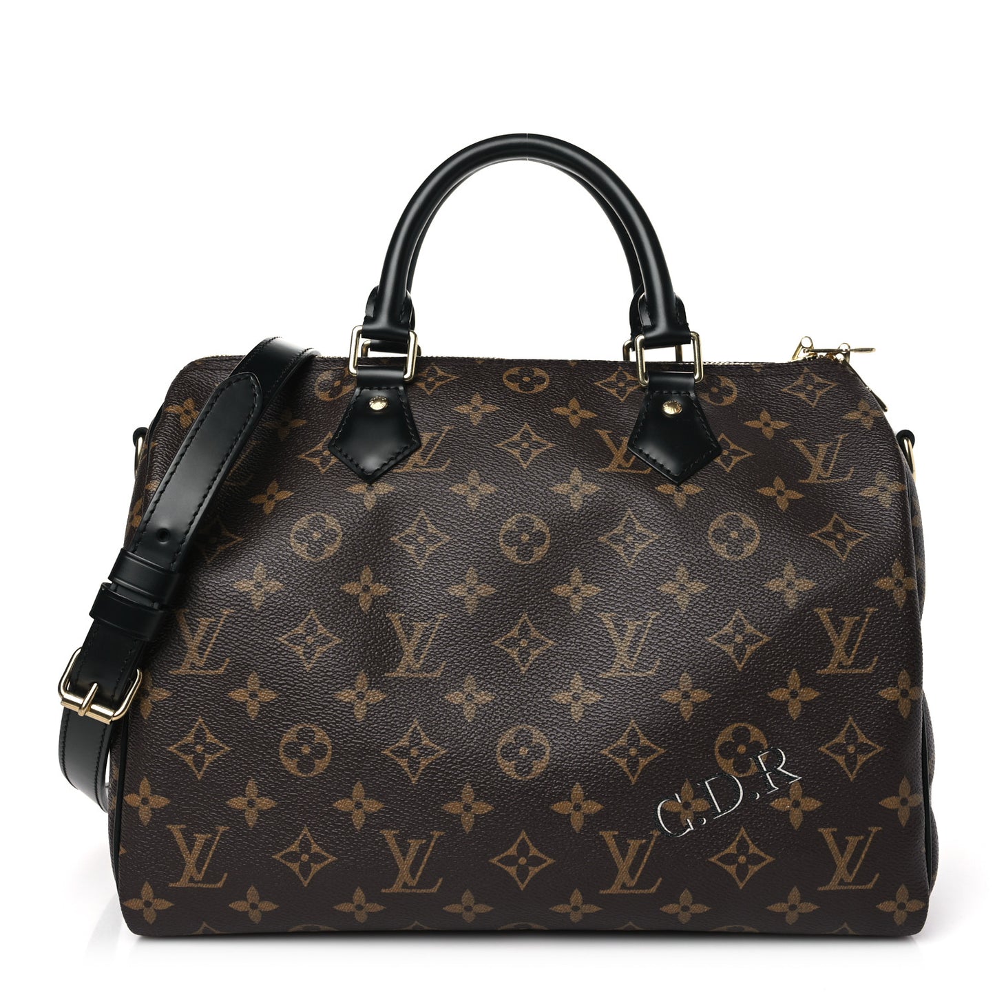 Monogram My World Tour Speedy Bandouliere 30 Black