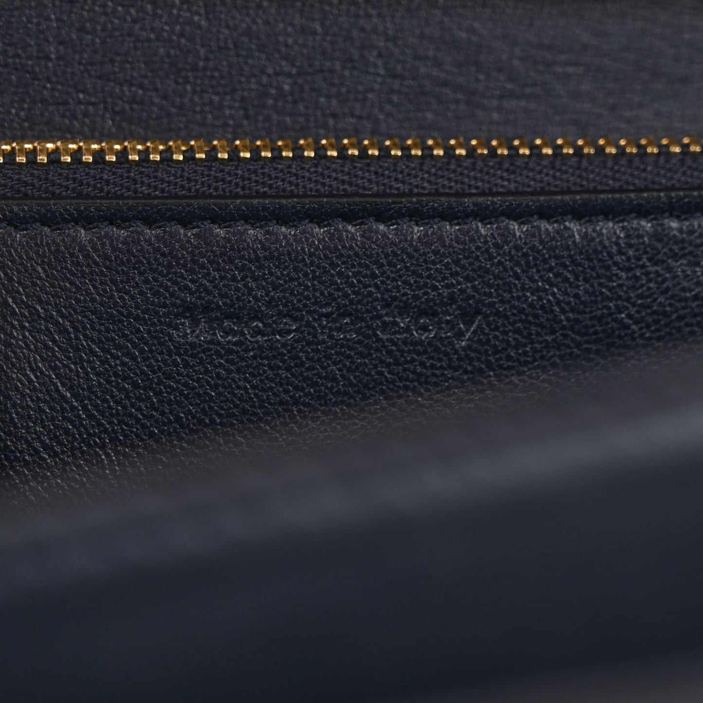 Liege Calfskin Medium Classic Box Flap Bag Dark Blue