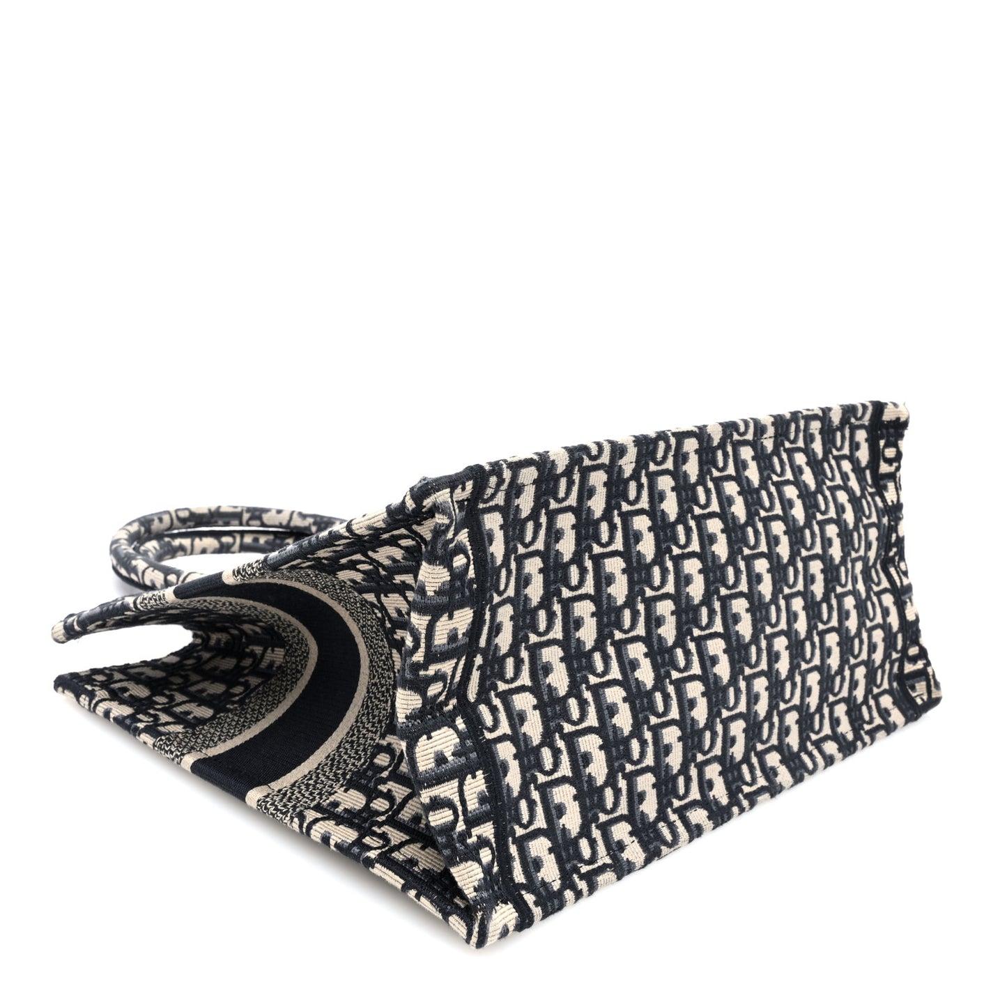 Oblique Medium Book Tote Blue Multicolor