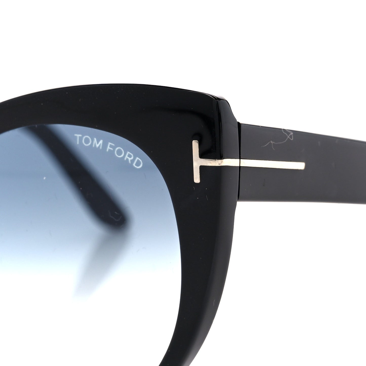 Samantha Cat Eye Sunglasses TF553 Black