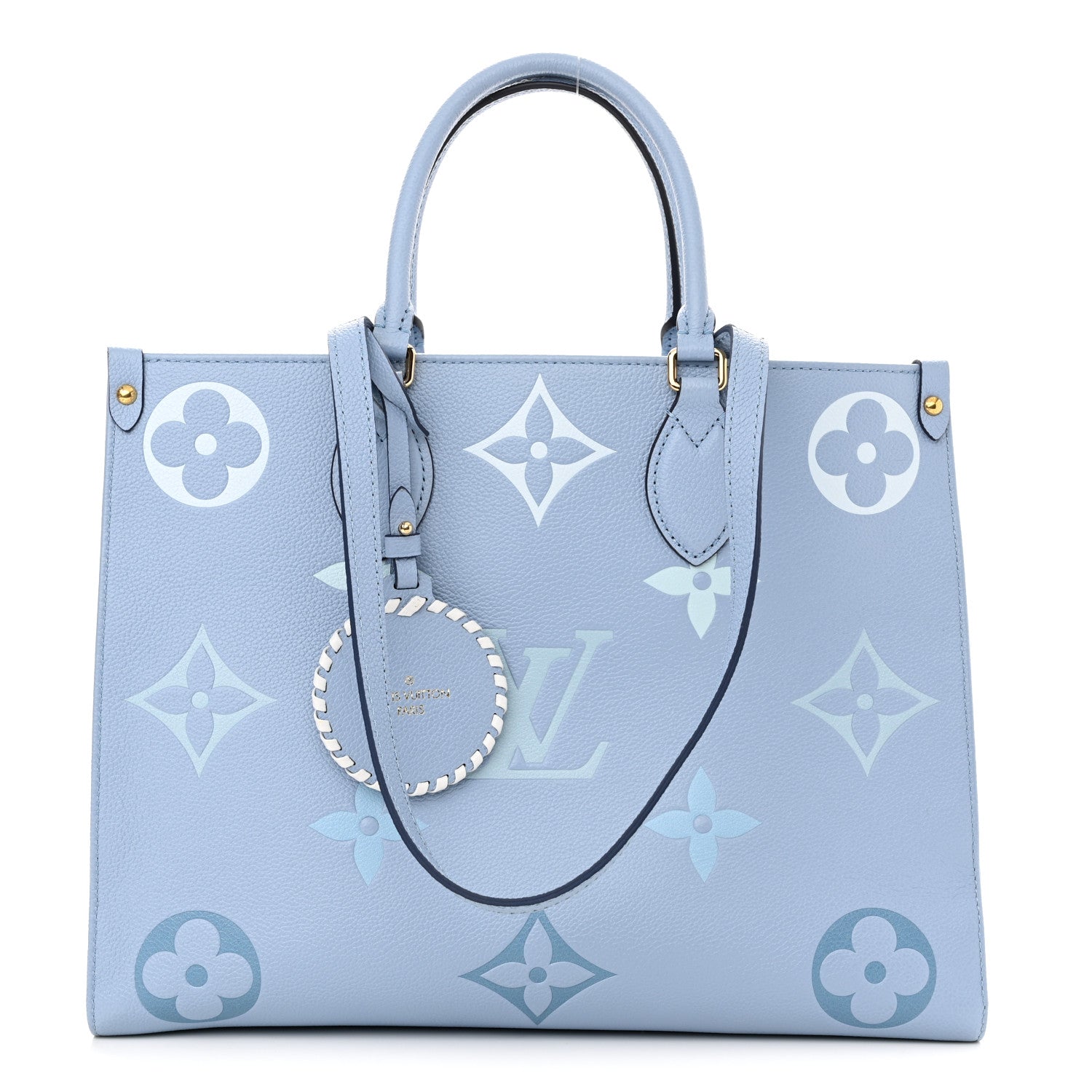 Louis Vuitton Empreinte Monogram Giant By The Pool Onthego MM Summer Blue 1 of 11