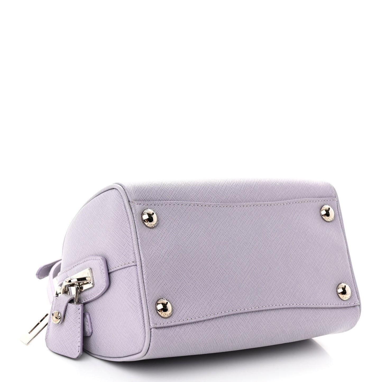Saffiano Lux Top Handle Crossbody Bag Glicine