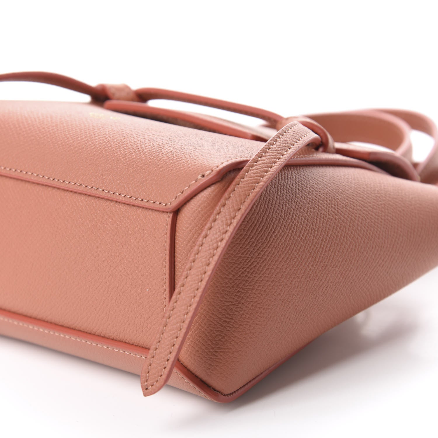 Celine Grained Calfskin Pico Belt Bag Lychee 7 of 10