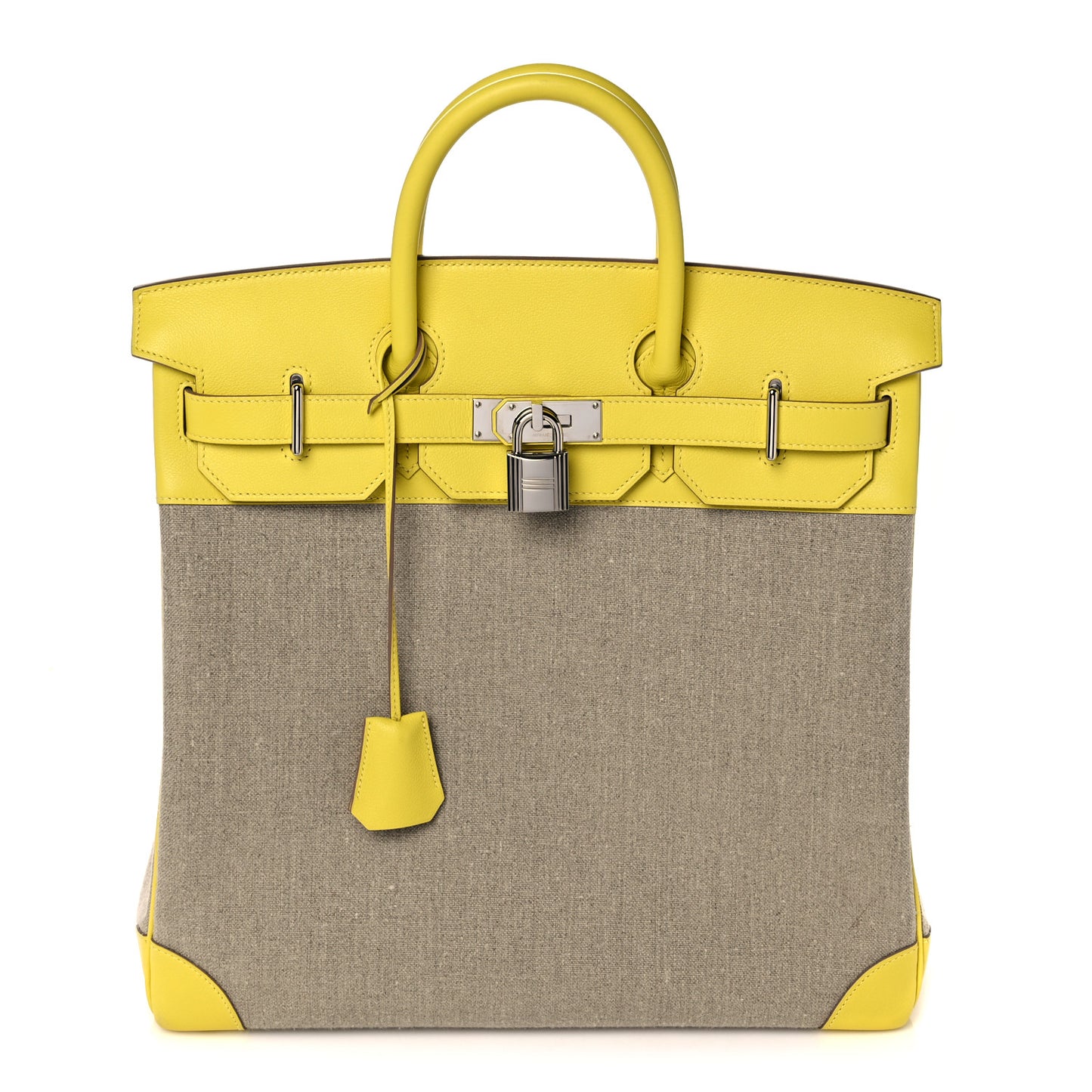 Toile De Camp Evercolor HAC Birkin 40 Ficelle Lime