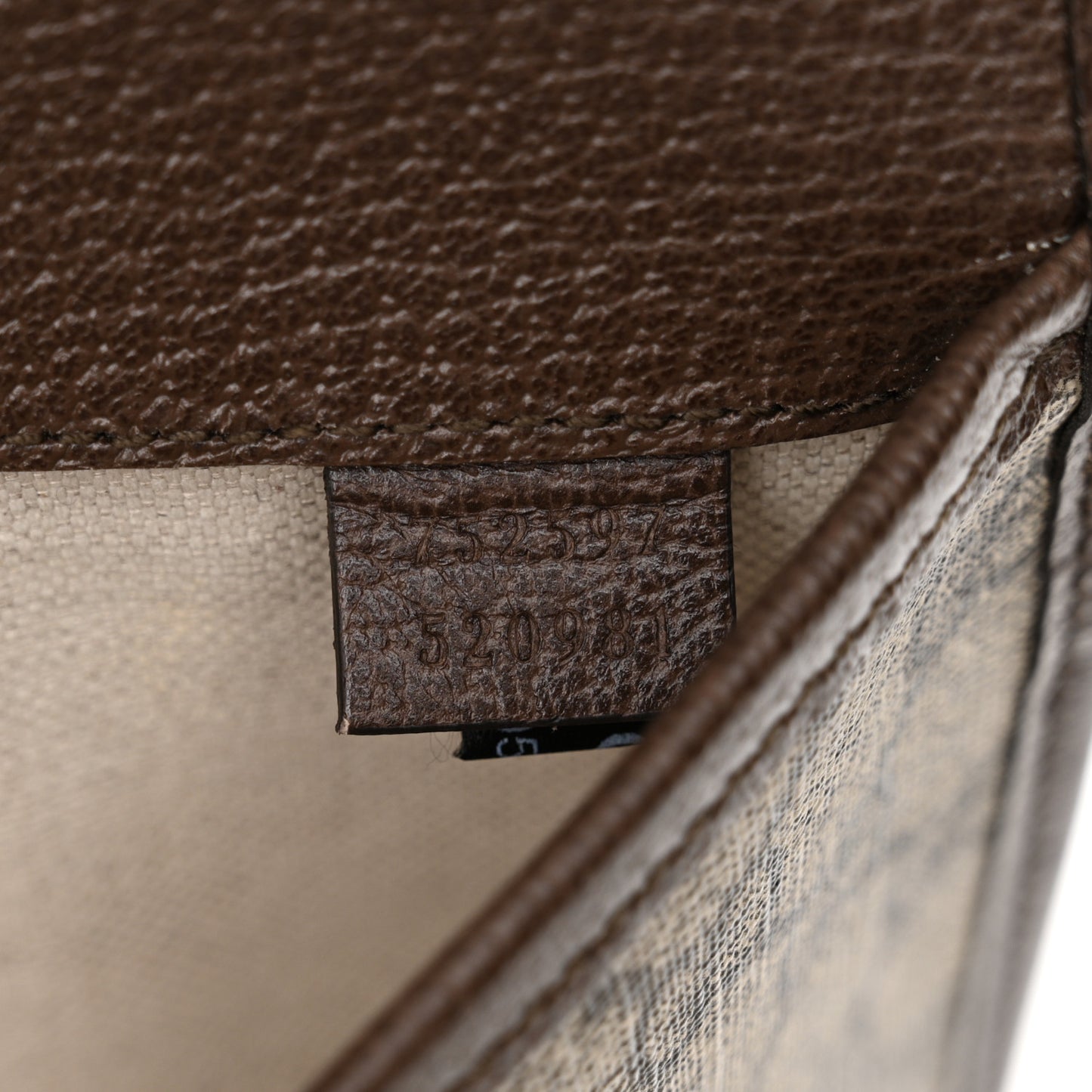 GG Supreme Monogram Web Small Ophidia Belt Bag Brown