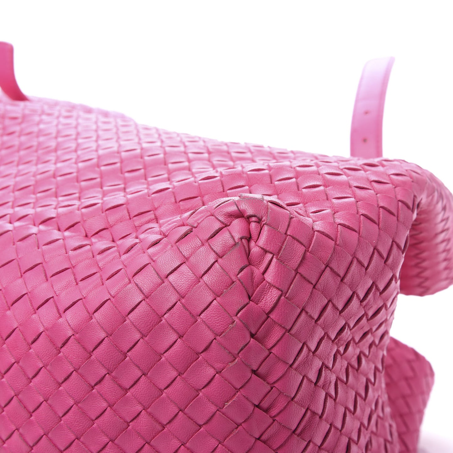 Nappa Intrecciato Large Seamless Tote Fuchsia