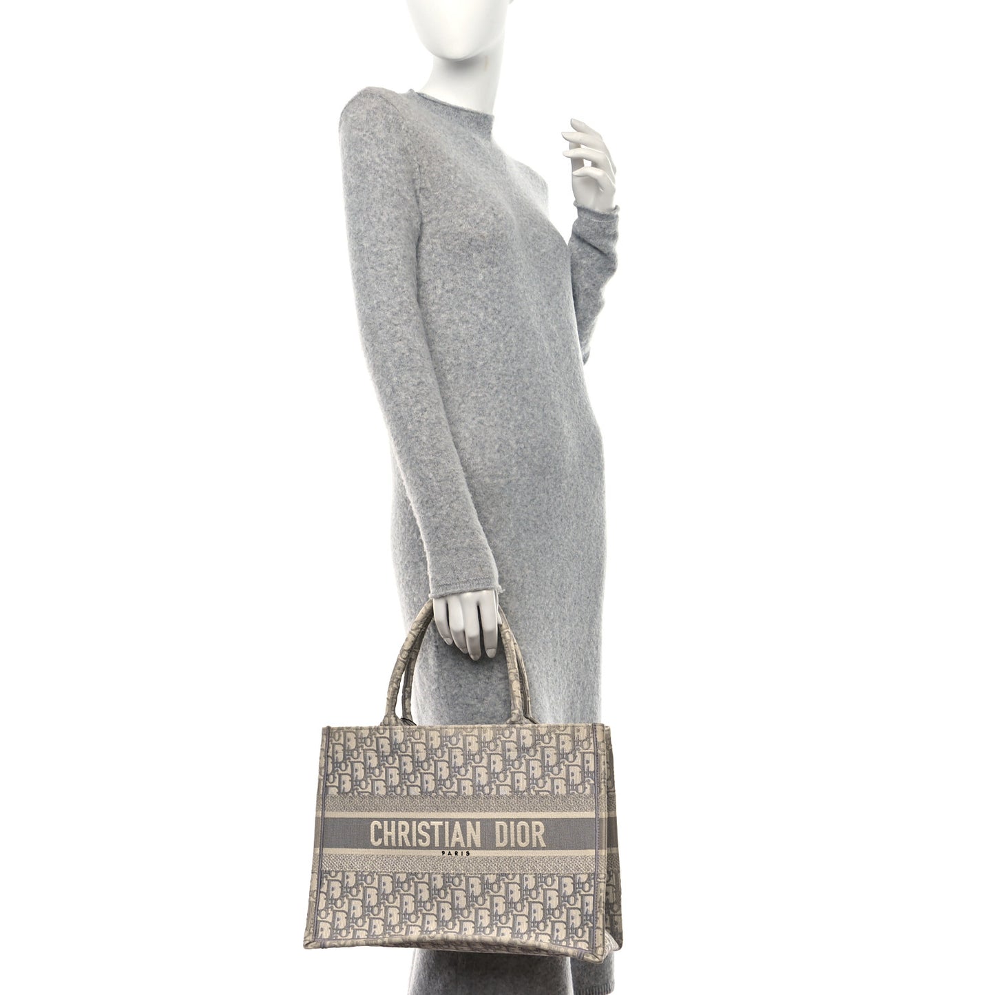 Oblique Medium Book Tote Grey