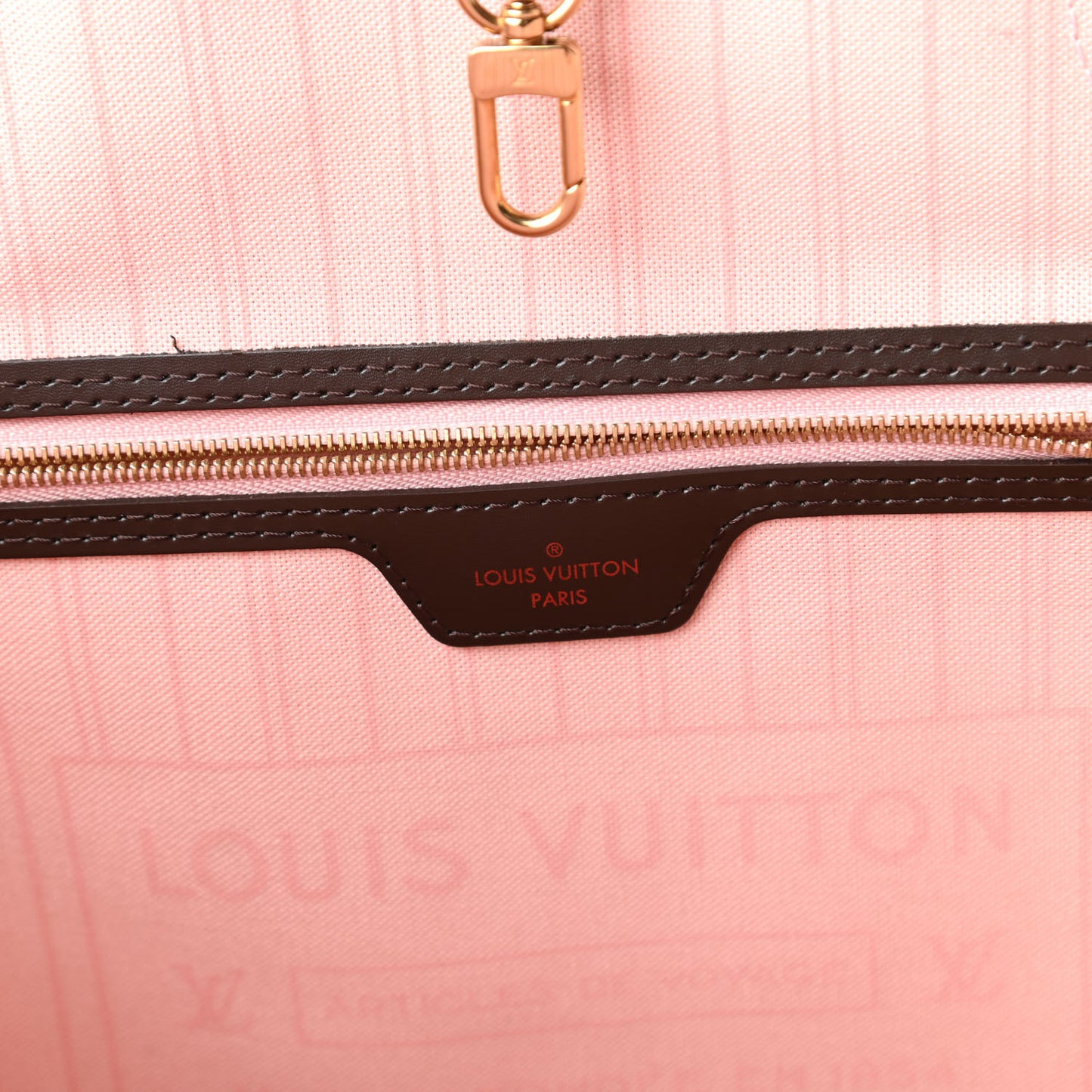 Damier Ebene Neo Neverfull MM Rose Ballerine