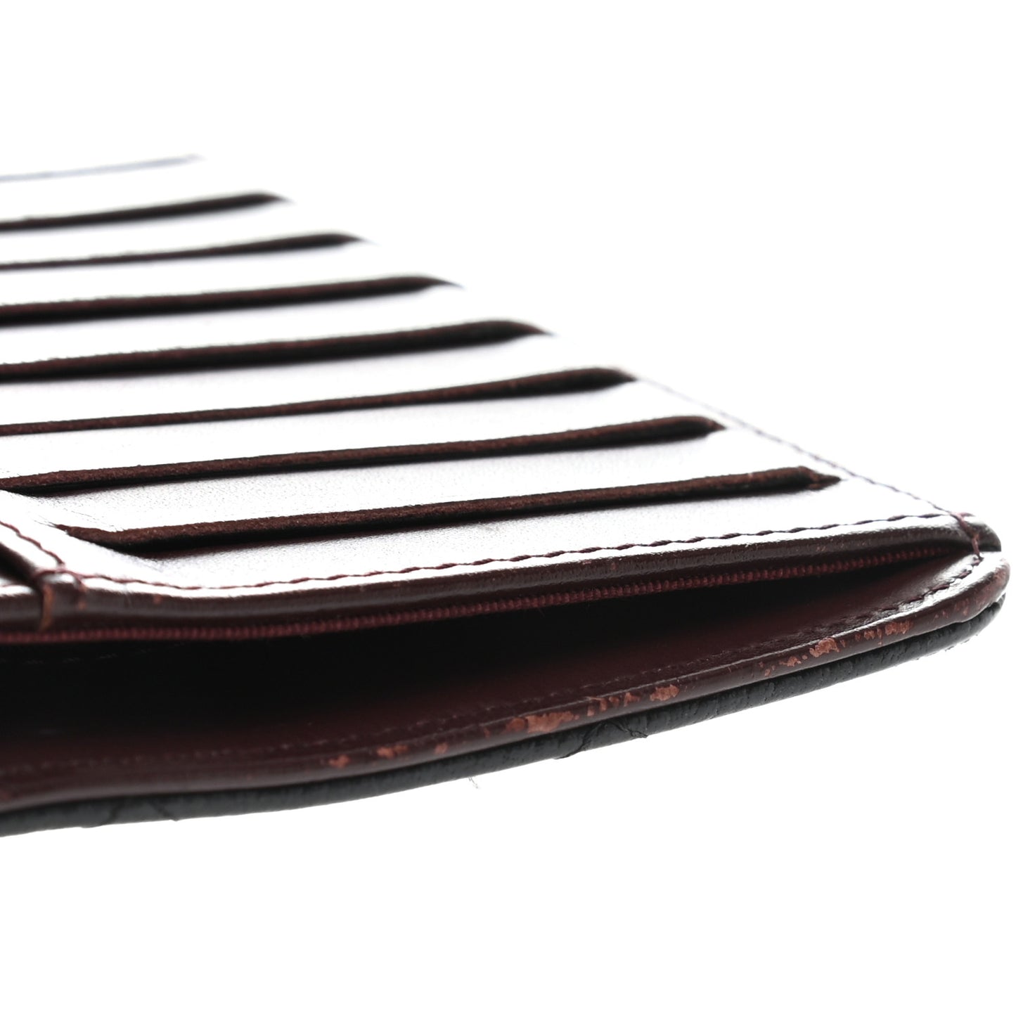 Caviar Quilted Yen Wallet Black