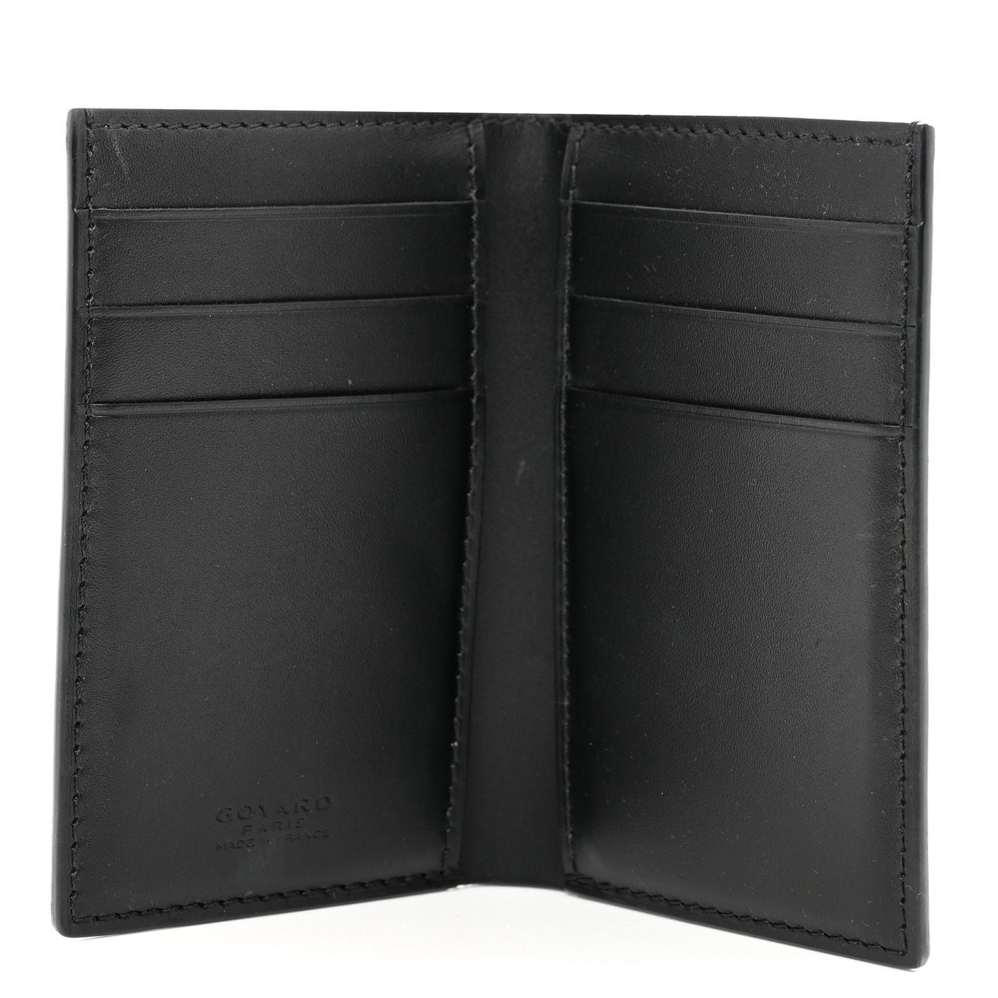 Goyardine Saint Pierre Card Holder Black