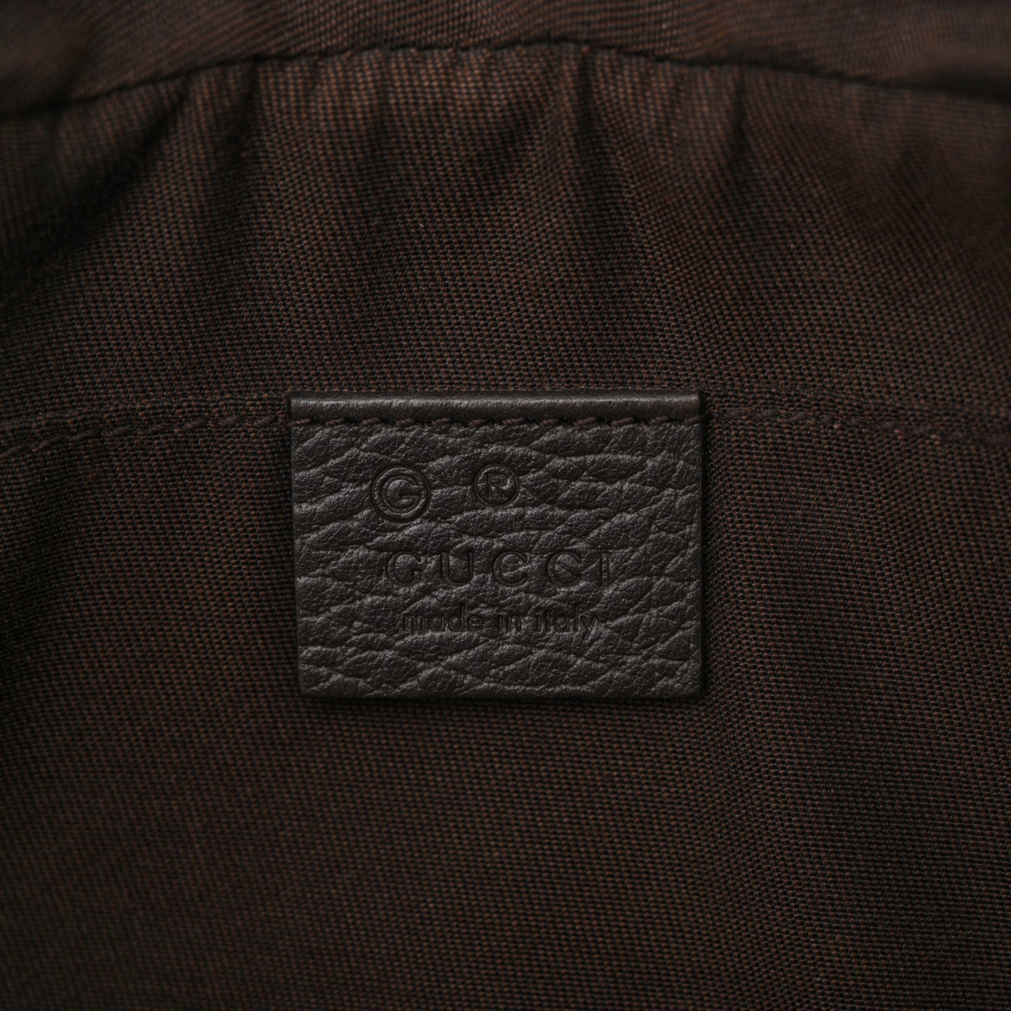 Monogram Dollar Calfskin Belt Bag Beige Ebony Testa di Moro Marrone Scuro
