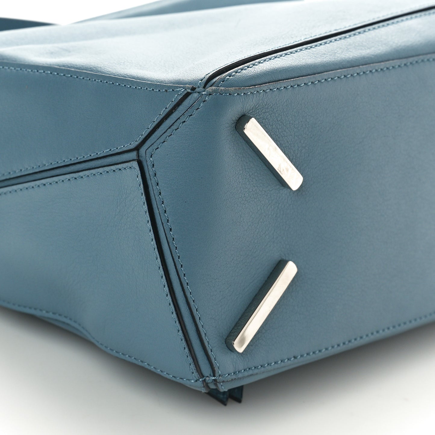 Calfskin Small Puzzle Bag Stone Bue