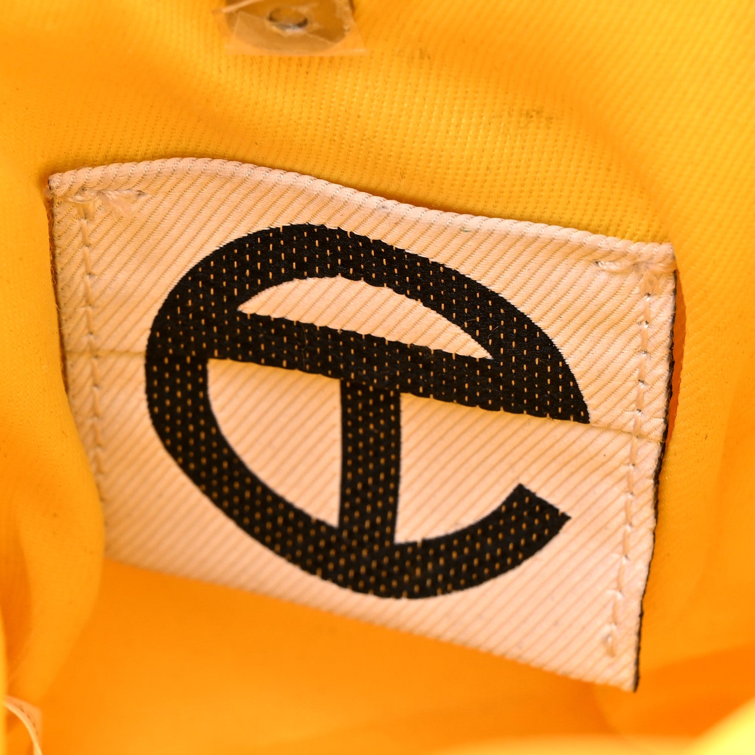 Telfar Vegan Leather Small Shopping Bag Yellow 6 of 14