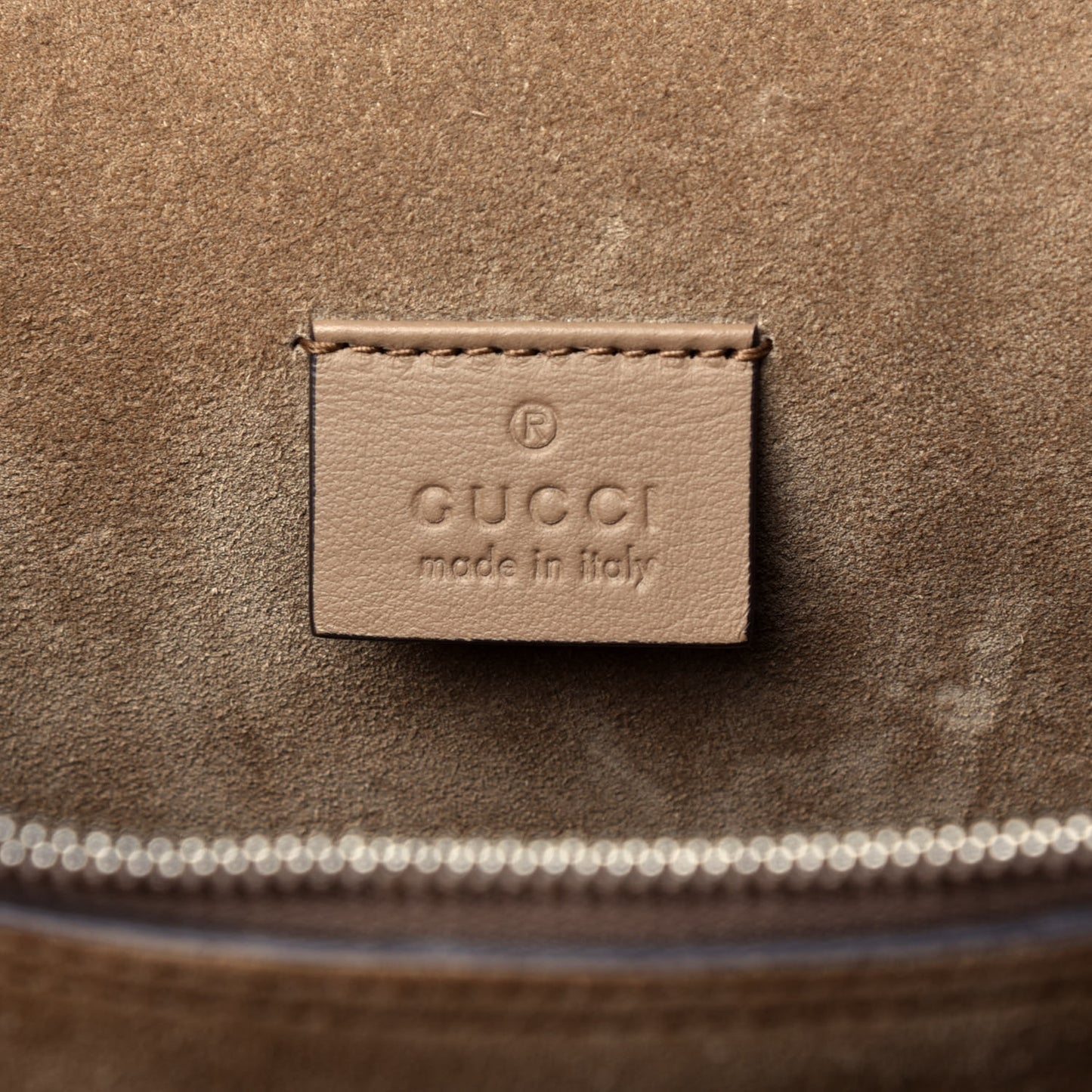 GG Supreme Monogram Medium Dionysus Shoulder Bag Taupe