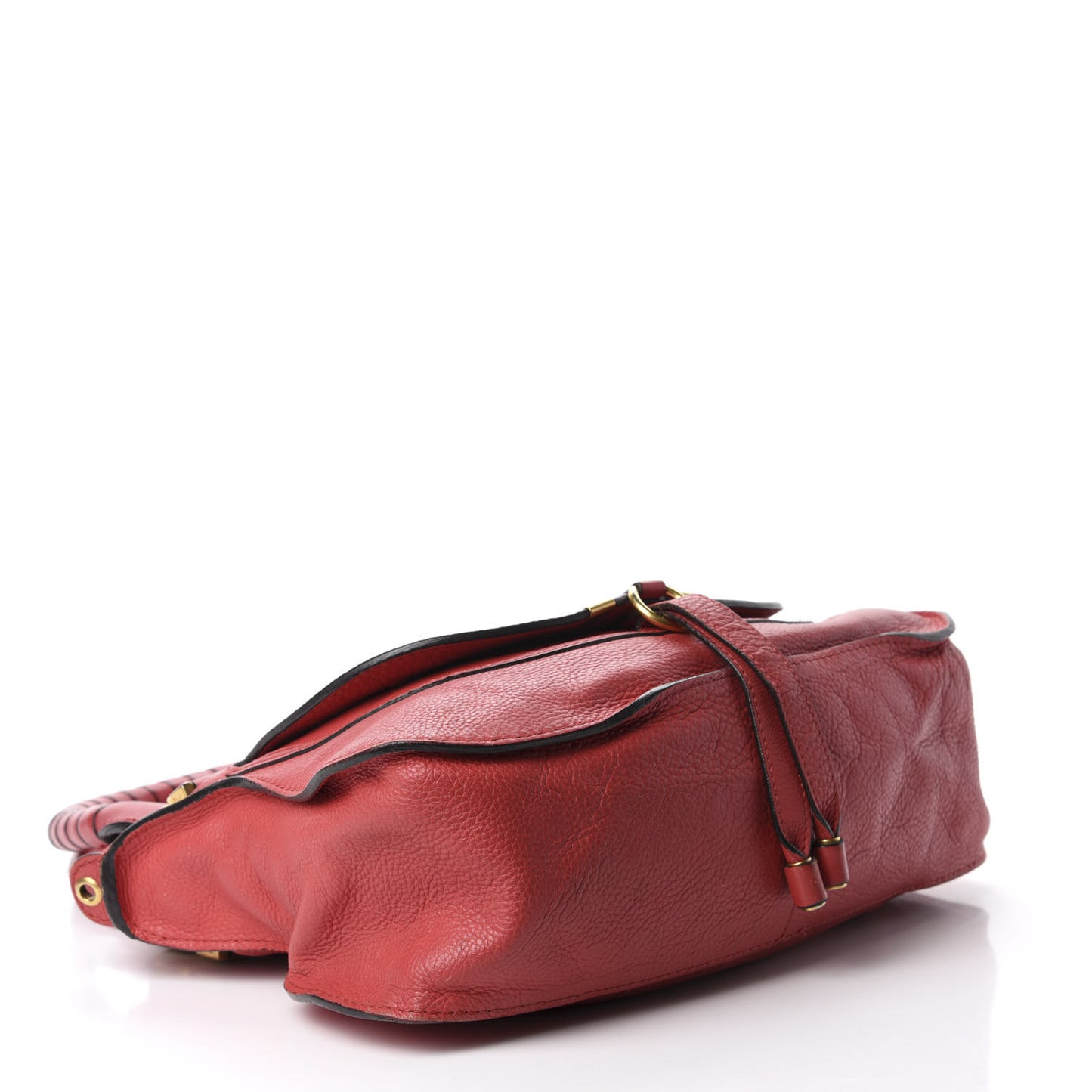 Calfskin Medium Marcie Satchel Red