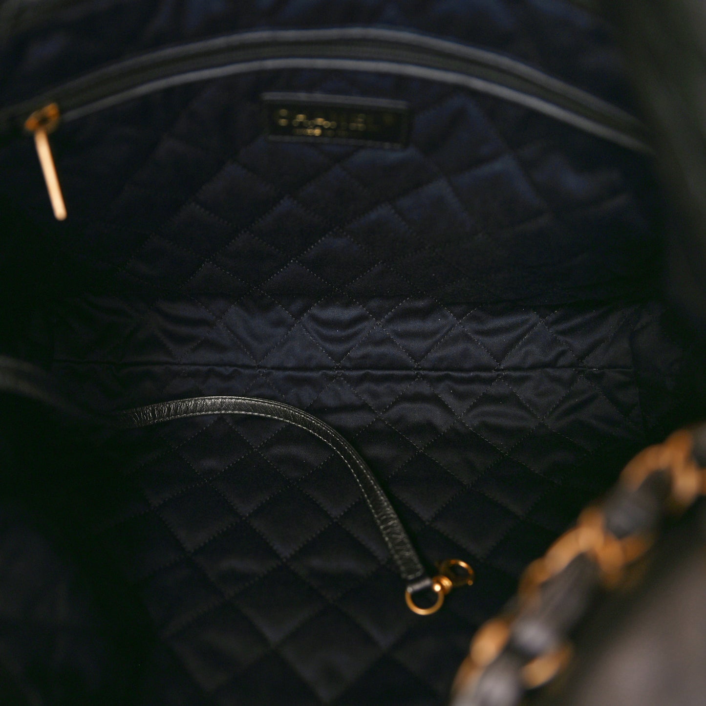 Metallic Calfskin Quilted Small Chanel 22 Ruthenium
