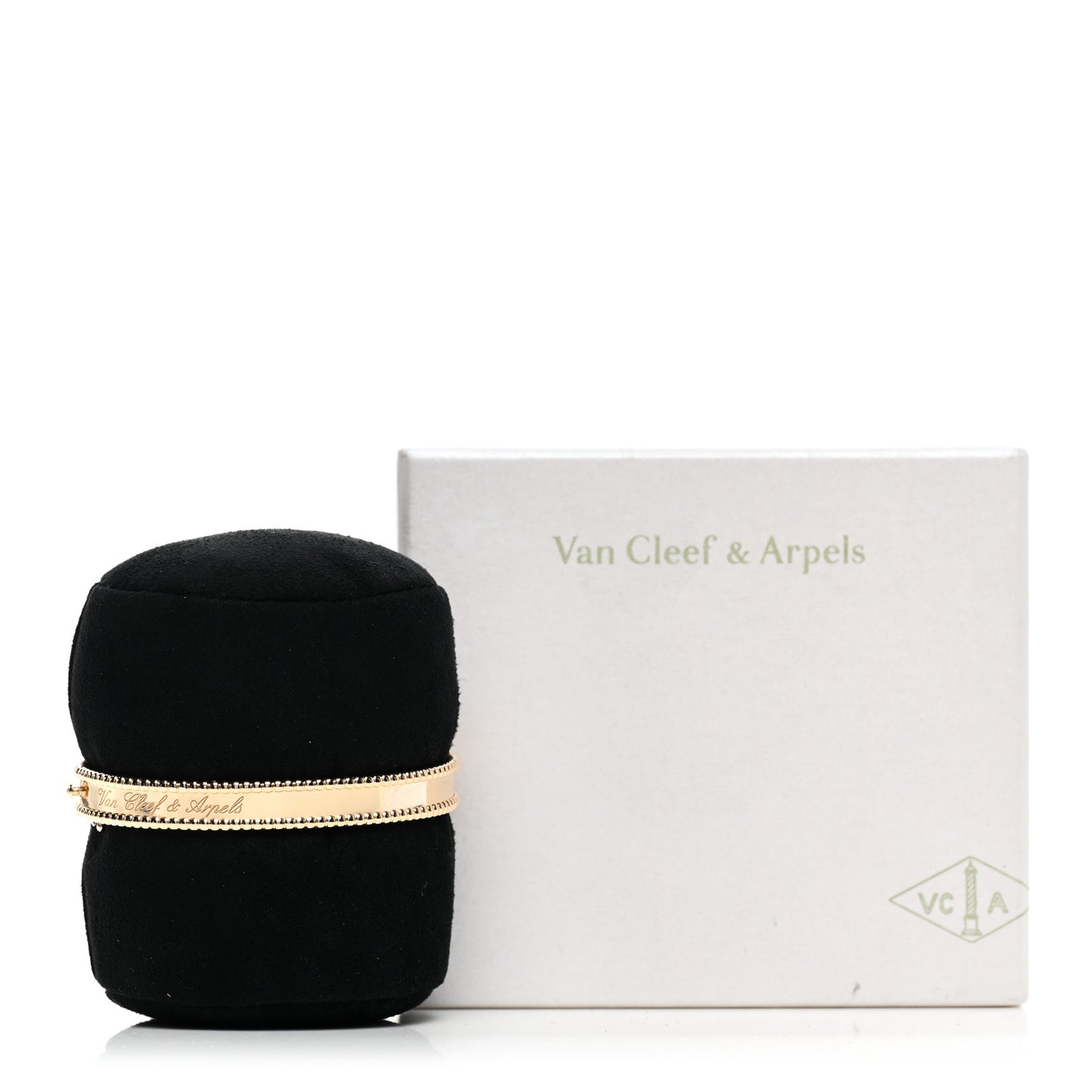18K Yellow Gold Perlee Signature Bangle Bracelet S