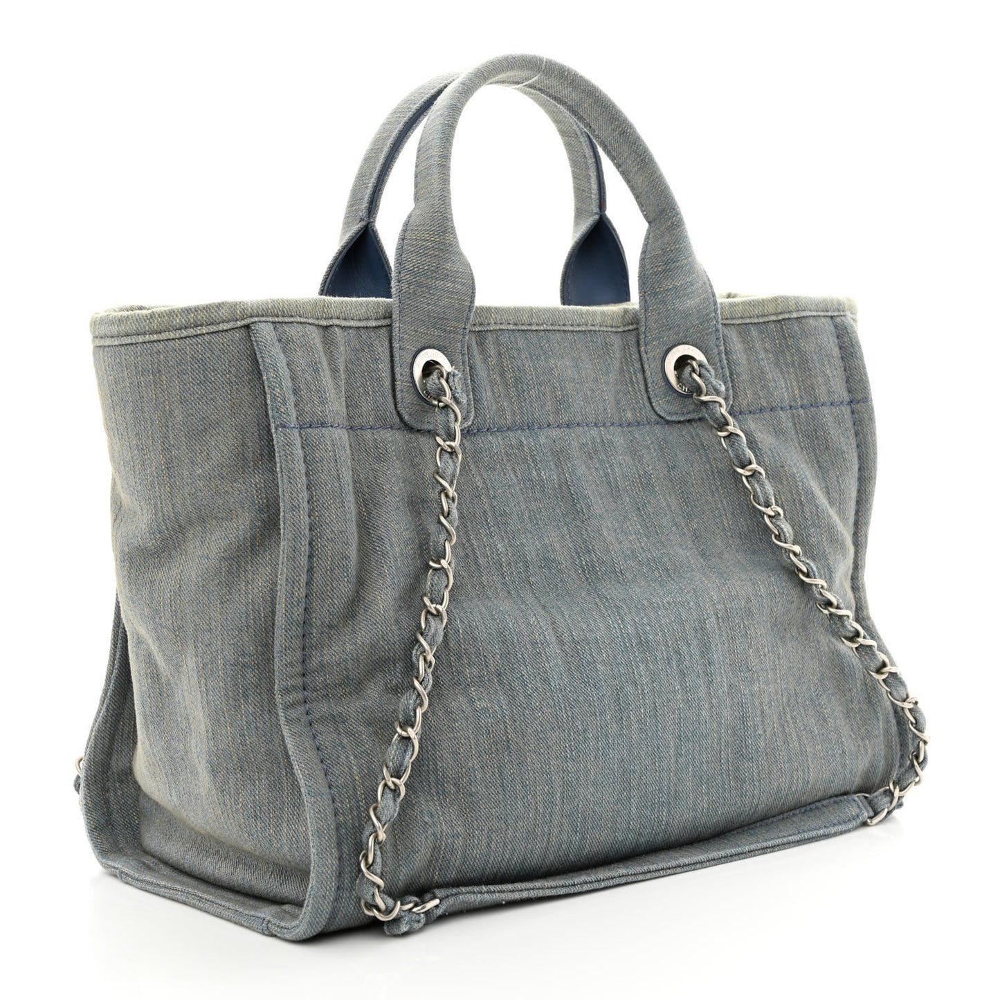 Denim Small Deauville Tote Light Blue